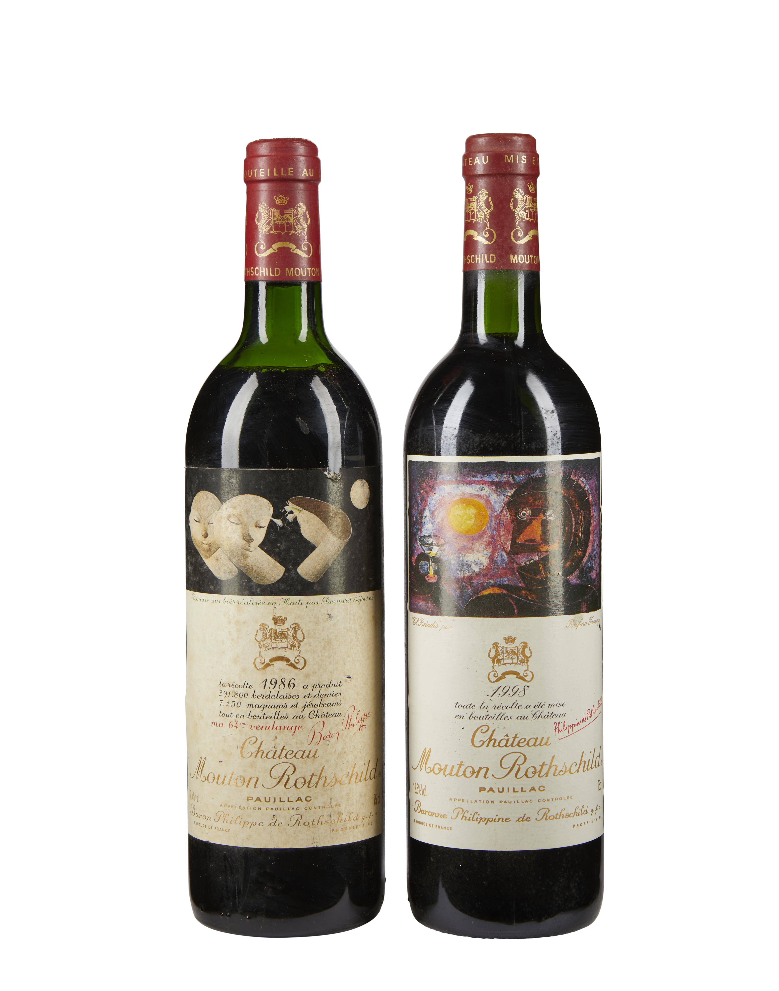 Château Mouton-Rothschild 1986 & 1998, | Christie’s