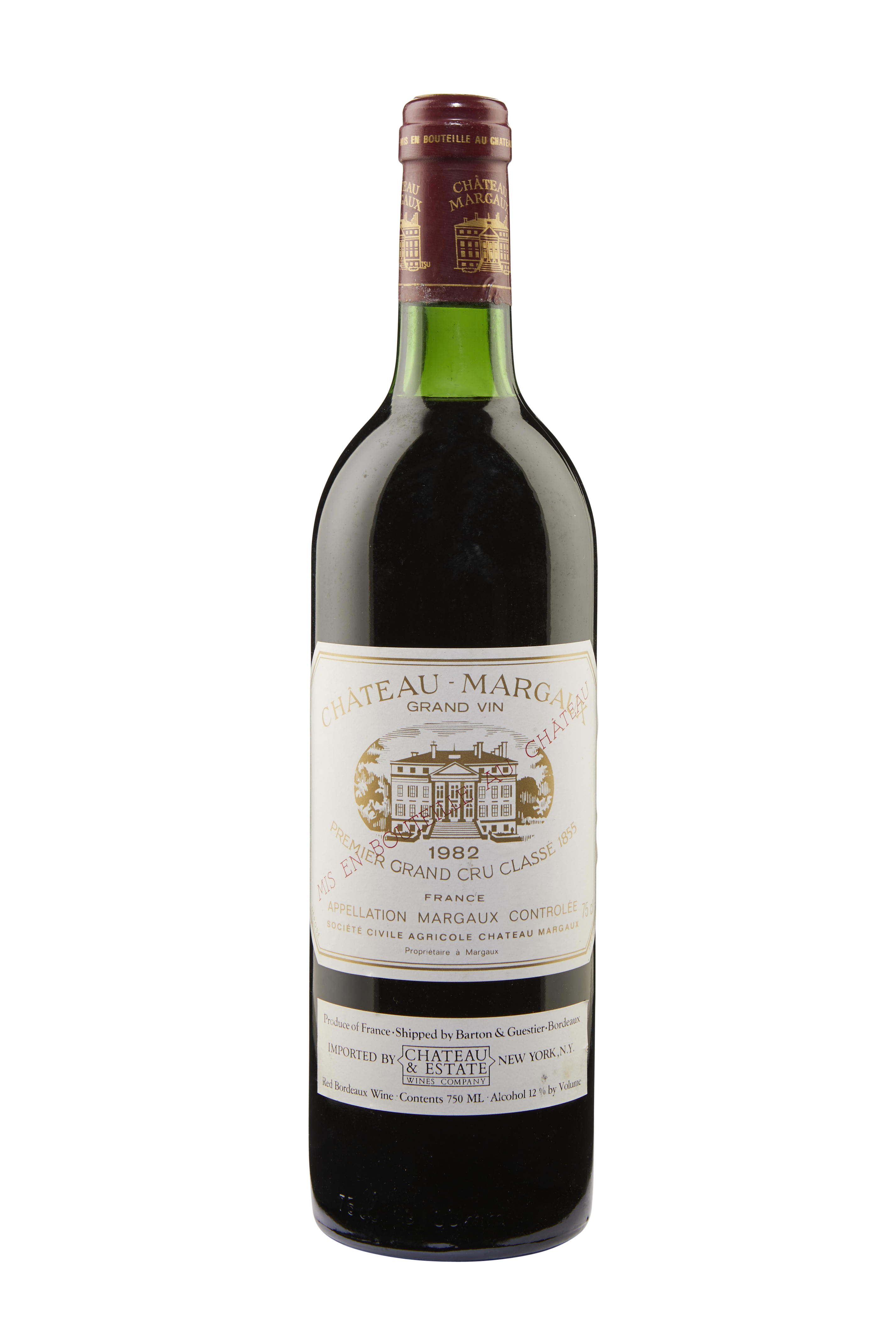 Château Margaux 1982, Margaux, 1er cru classé Christie’s