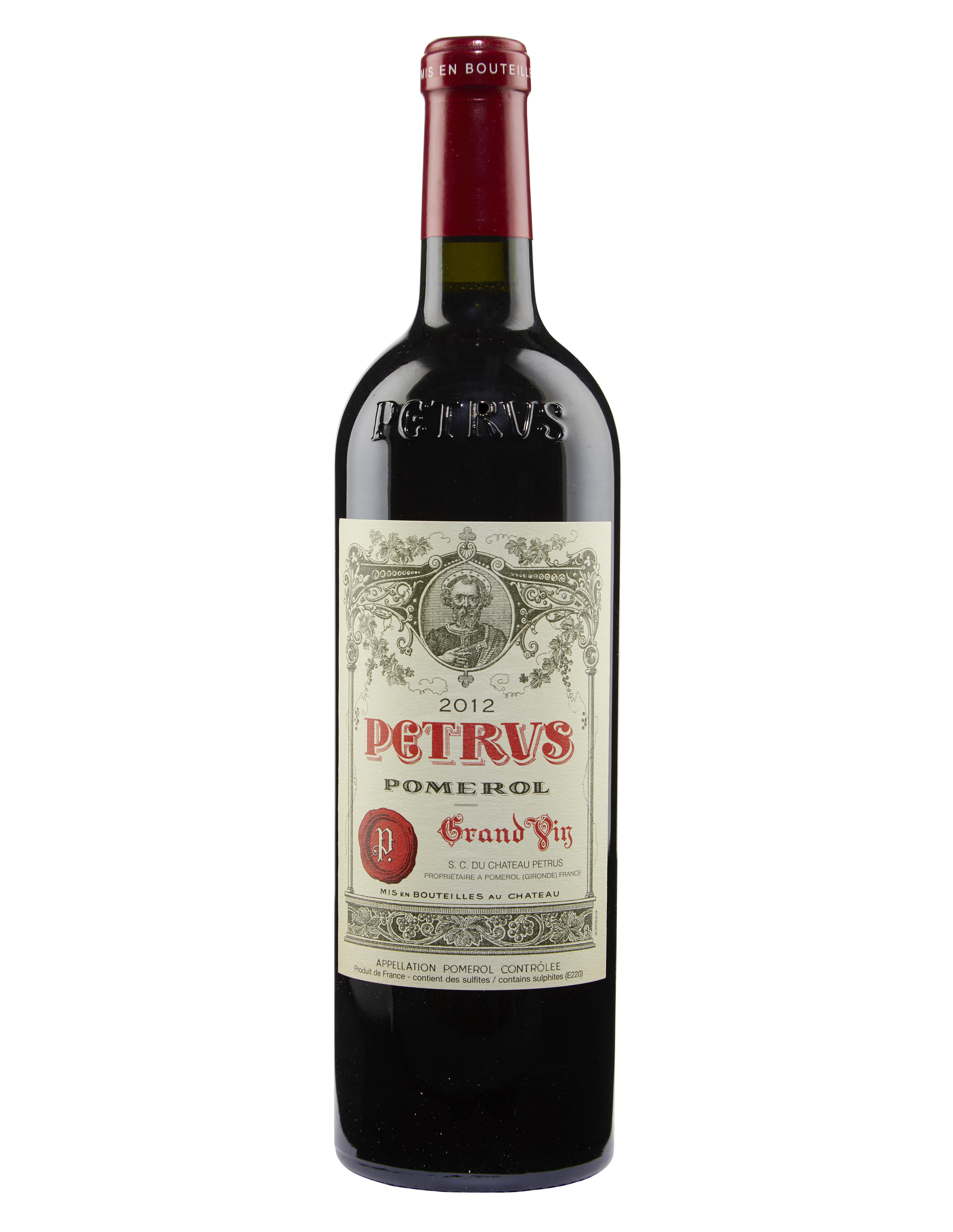 Petrus 2012, Pomerol, cru exceptionnel Christie’s