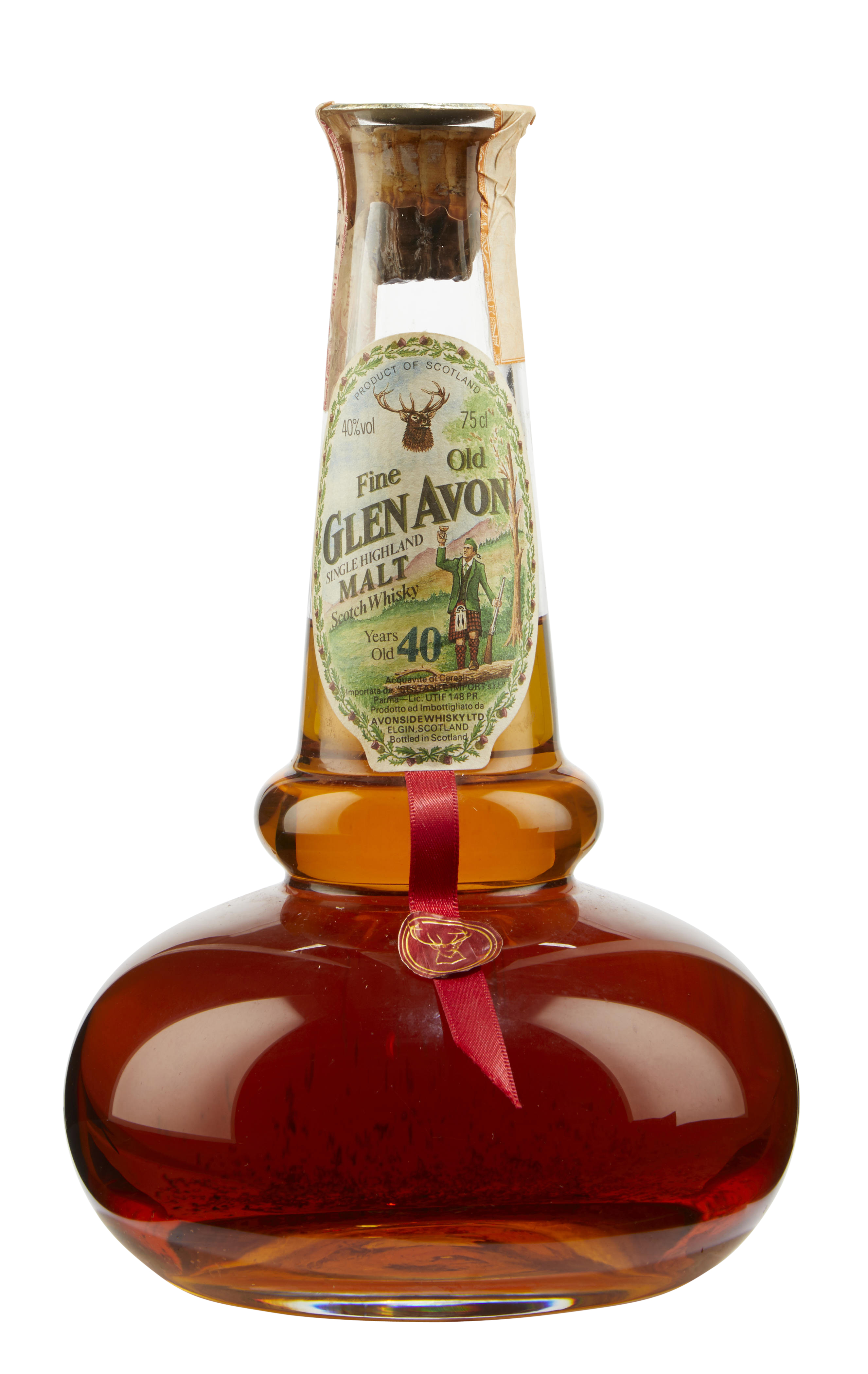 グレンエイボン ウイスキー GLEN AVON 40年 700ml 空き瓶 ウイスキー