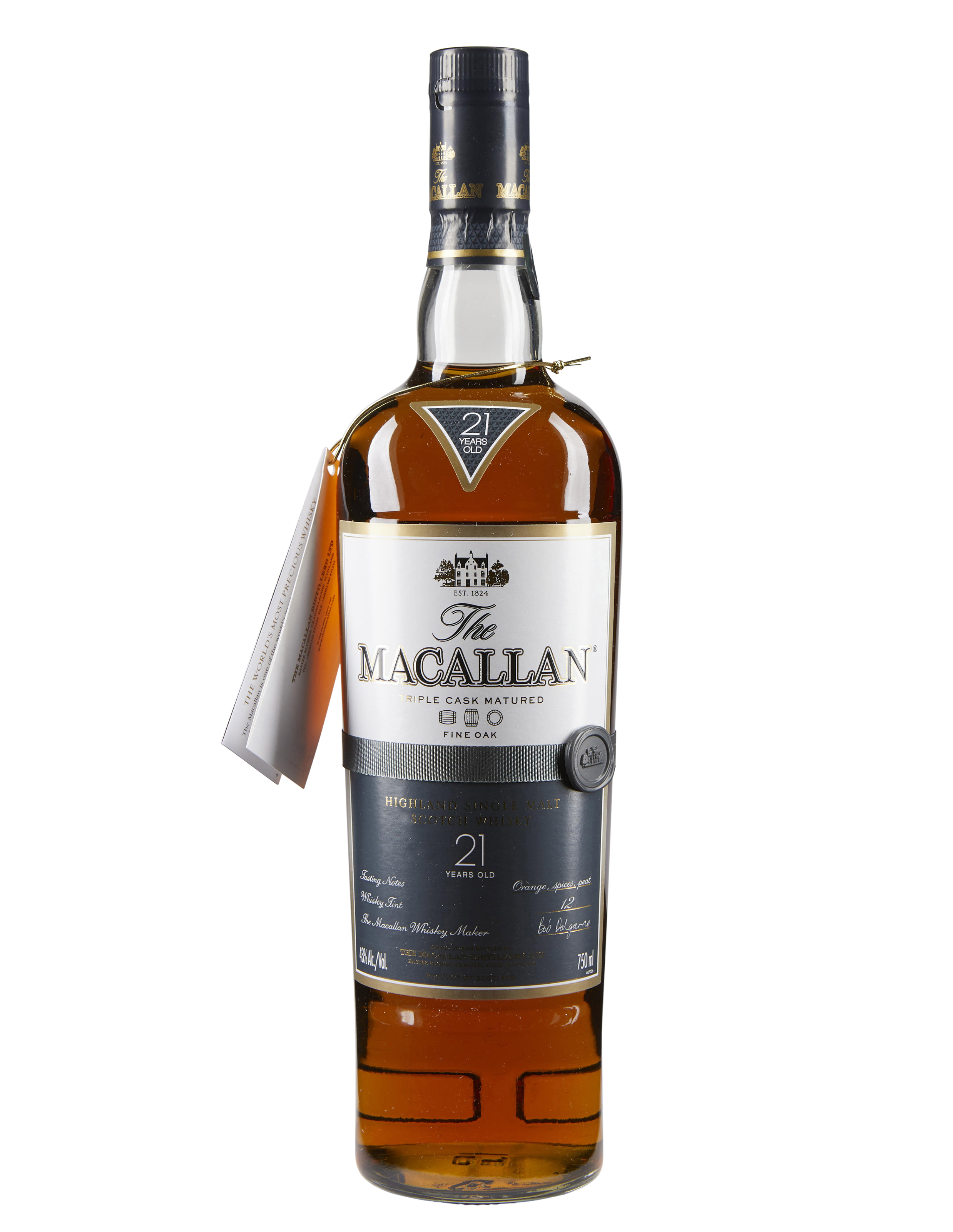 Macallan 21 Year, Fine Oak, Speyside | Christie