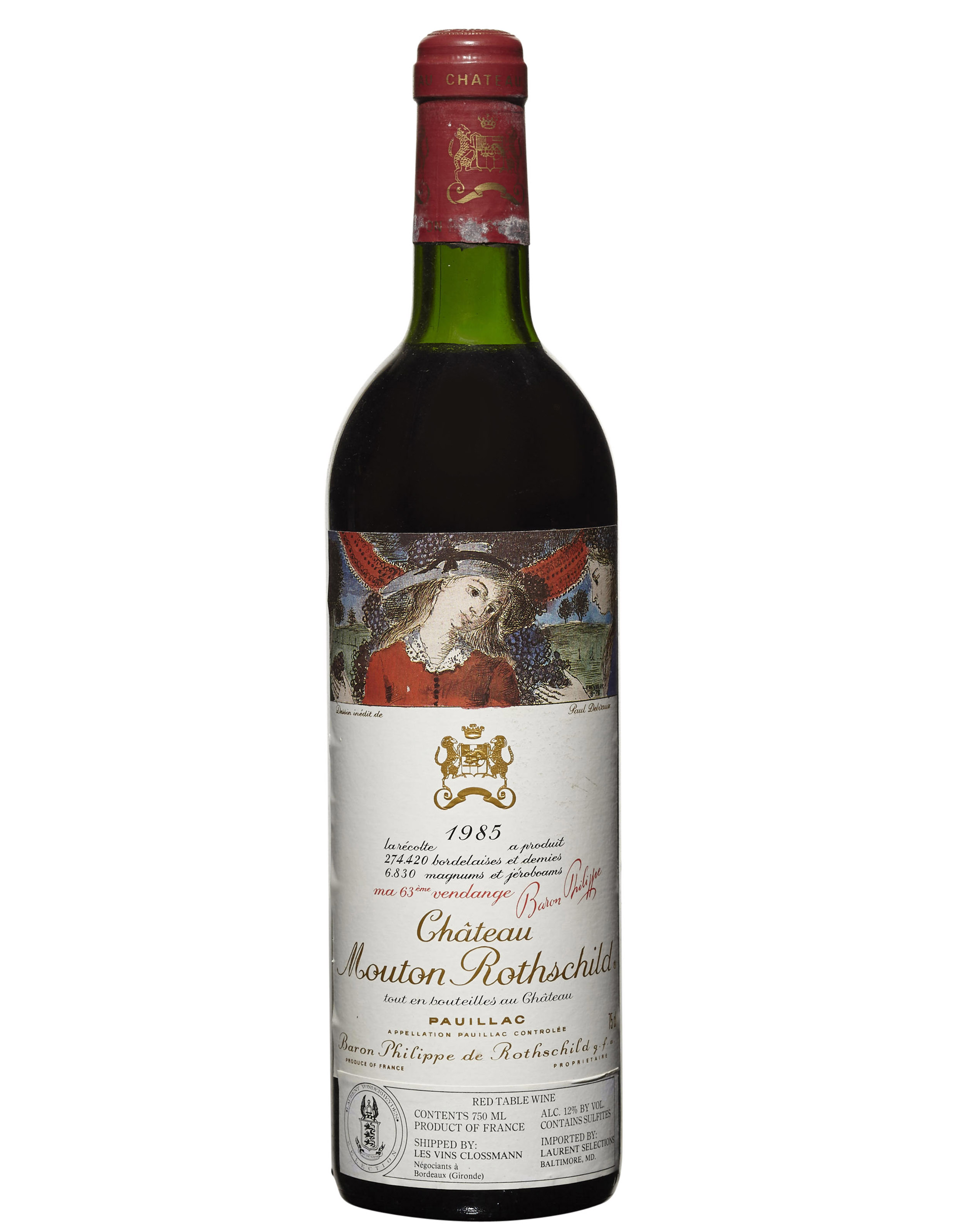 Château Mouton-Rothschild 1985, Pauillac, 1er cru classé | Christie’s