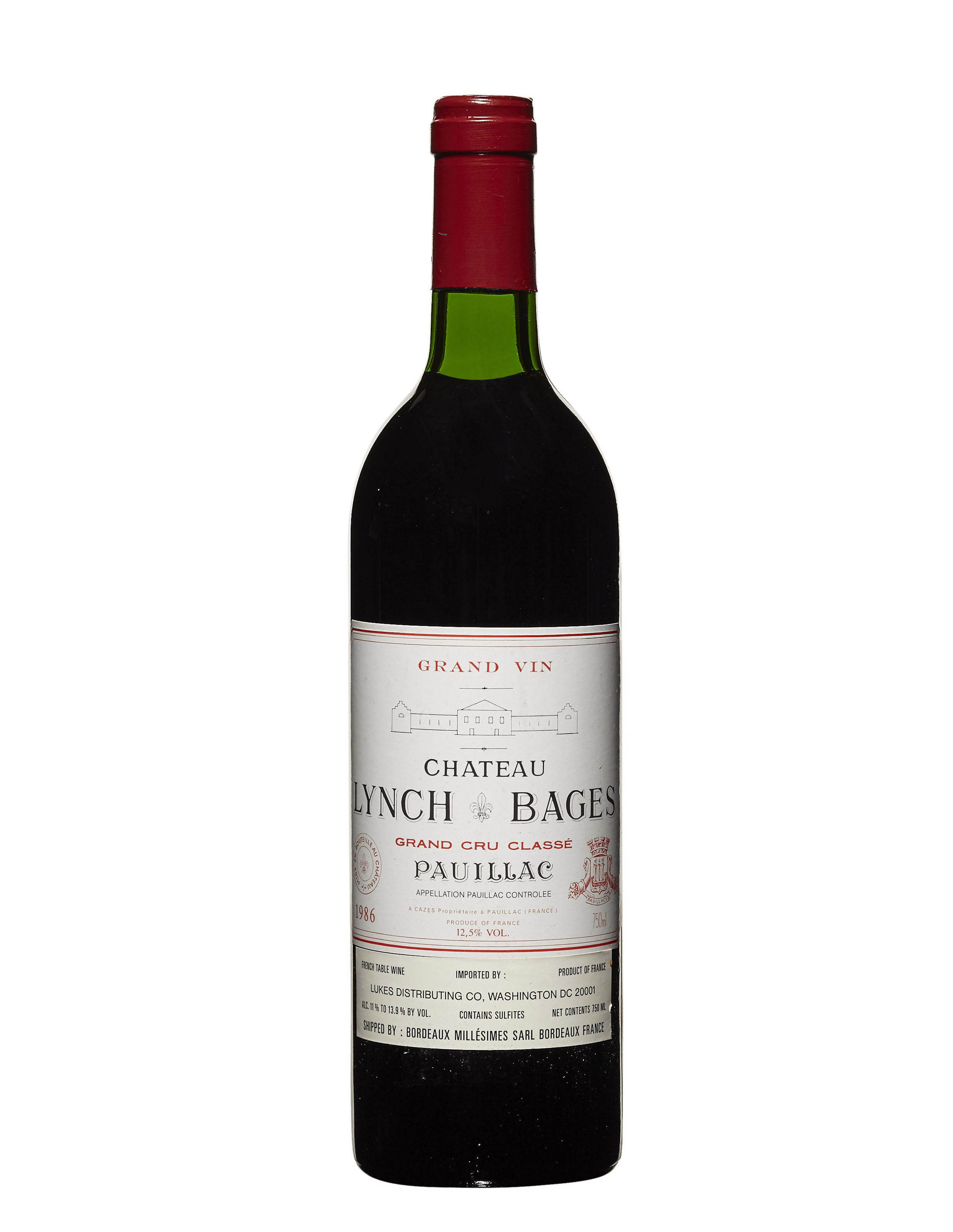Château Lynch-Bages 1986, Pauillac, 5ème cru classé | Christie’s