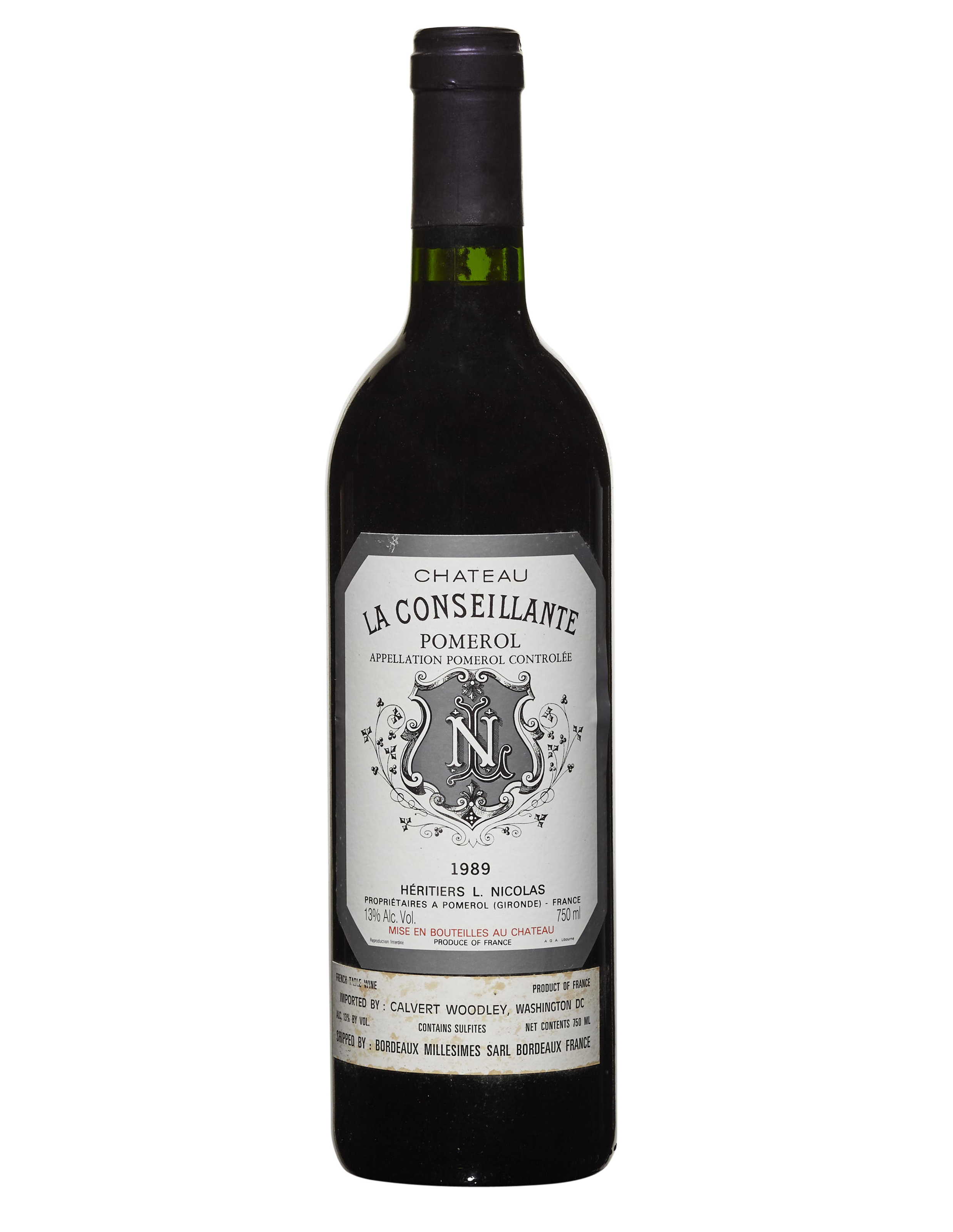 Château La Conseillante 1989, Pomerol Christie’s