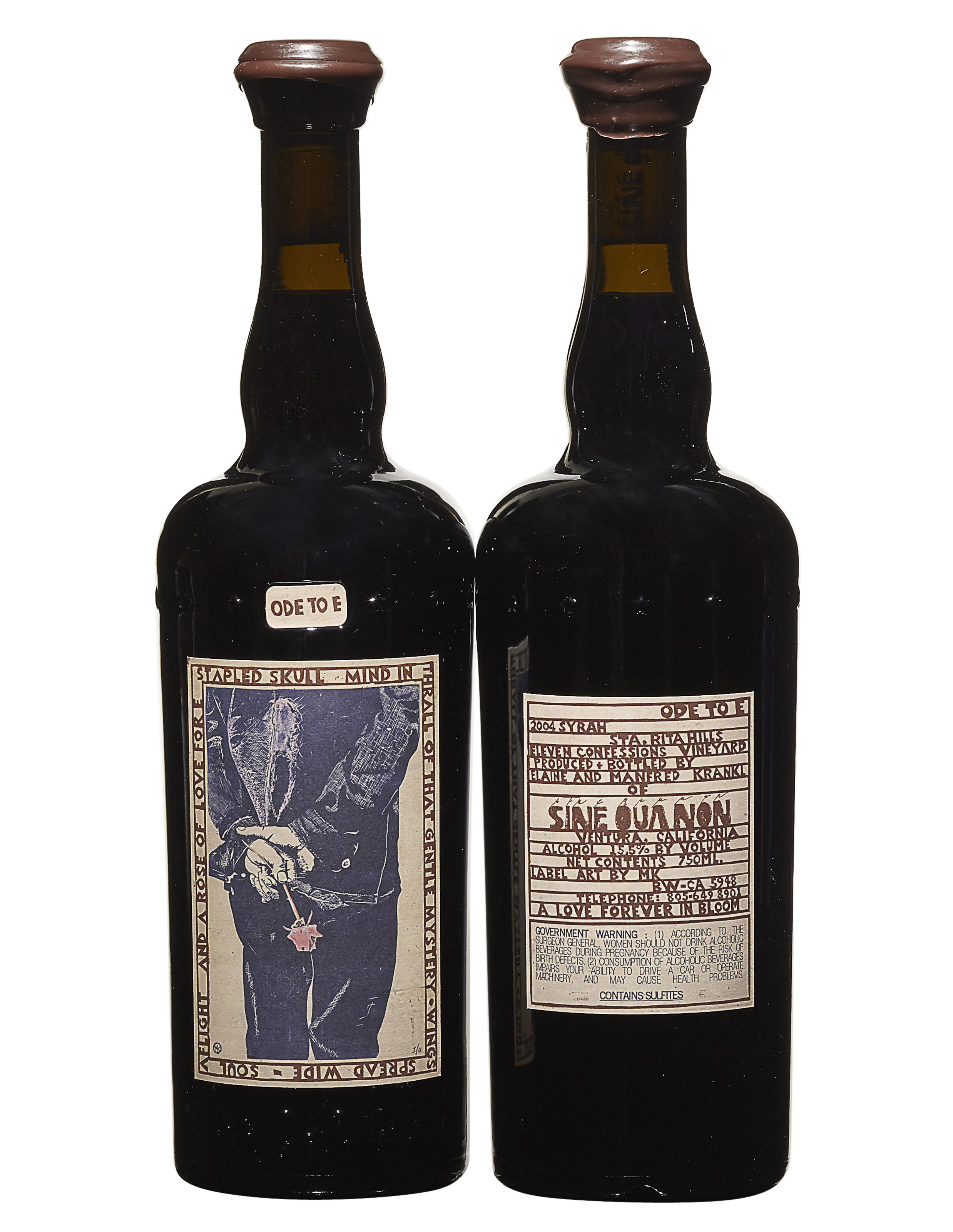 Sine Qua Non, The Inaugural, Eleven Confessions Vineyard