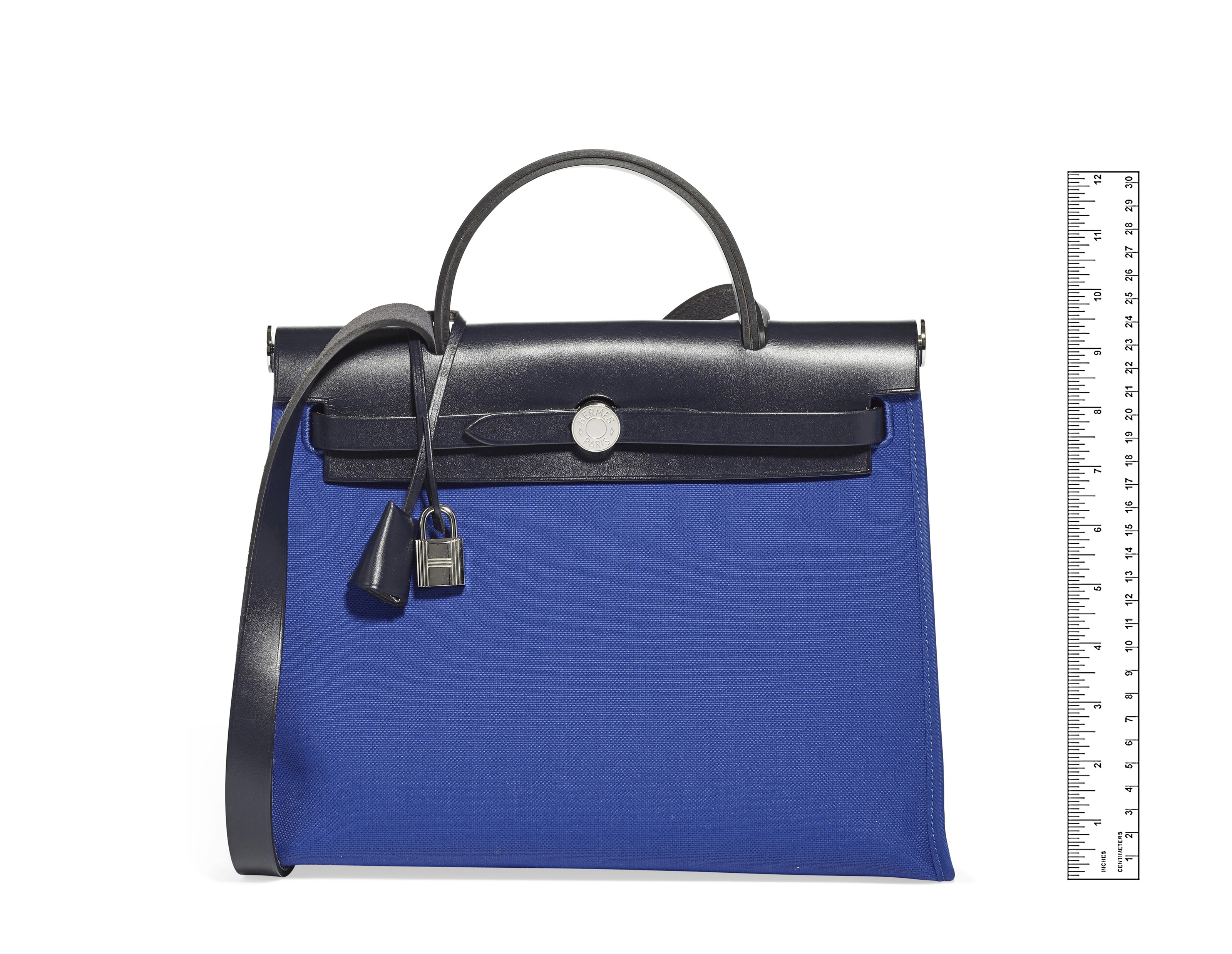 Canvas Herbag 19 A BLEU ÉLECTRIQUE CANVAS INDIGO VACHE HUNTER