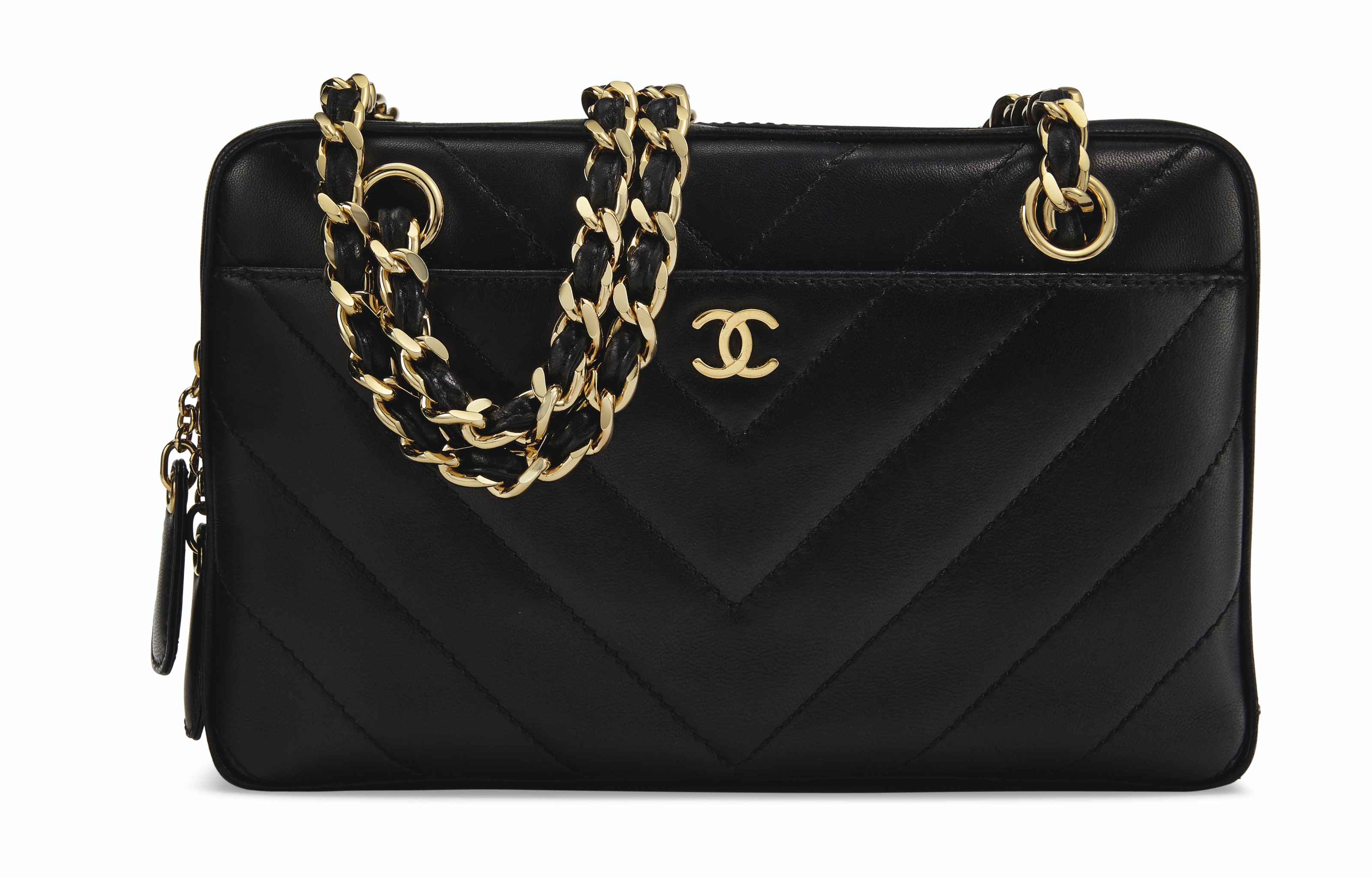 A BLACK CAVIAR LEATHER SQUARE SINGLE FLAP BAG, CHANEL, 1997-1999