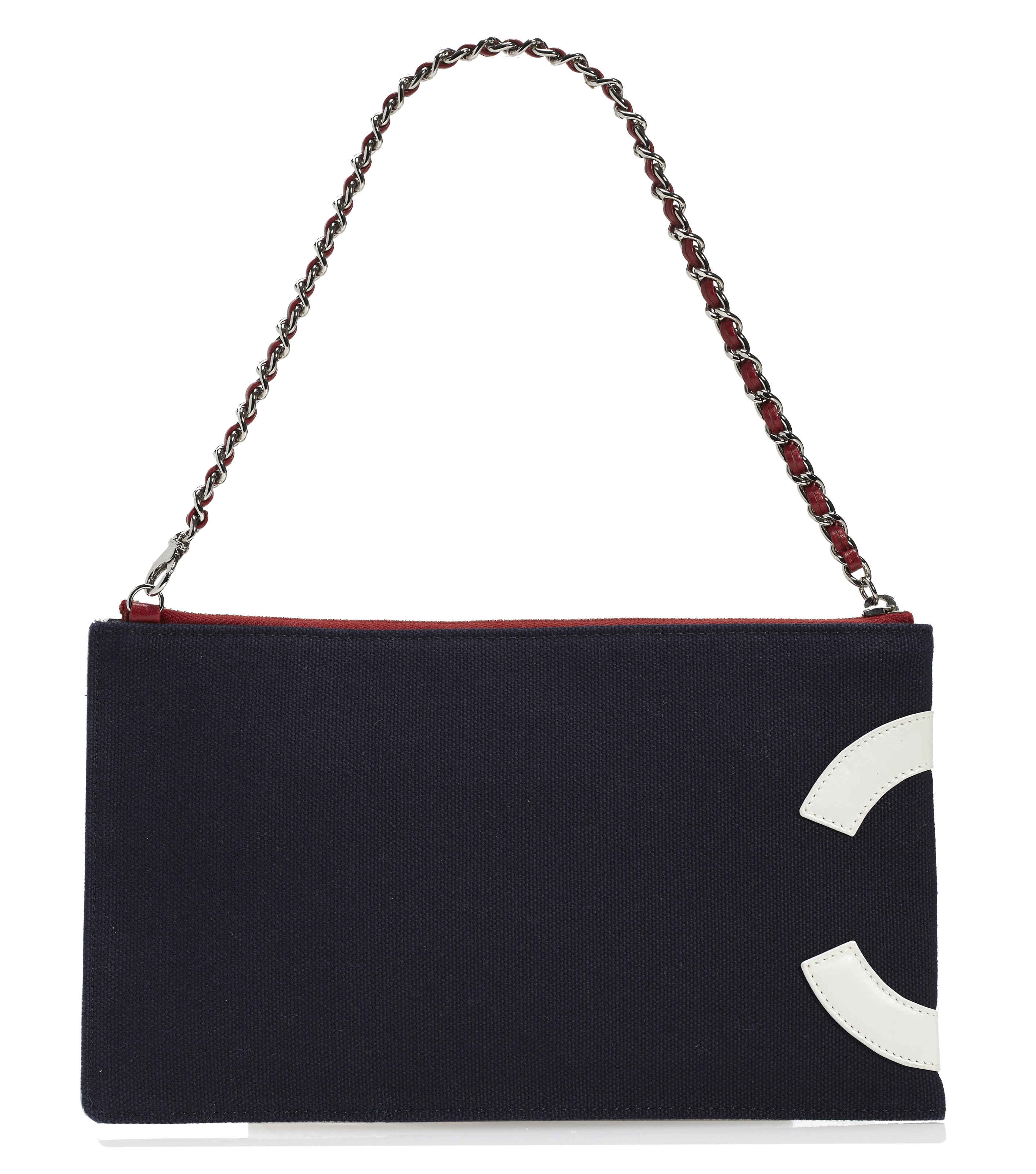 A RED, WHITE & BLUE CLUTCH, CHANEL, 2002-2003 | Christie's