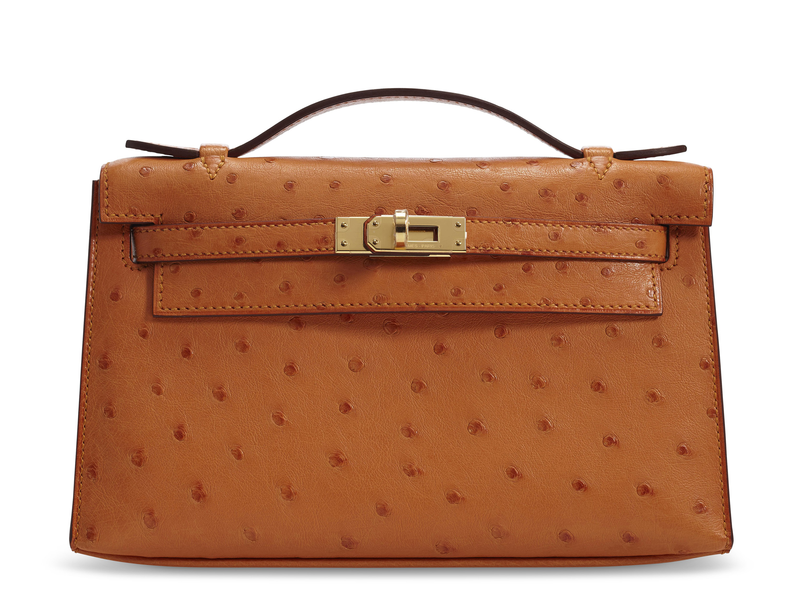 hermes kelly pochette ostrich