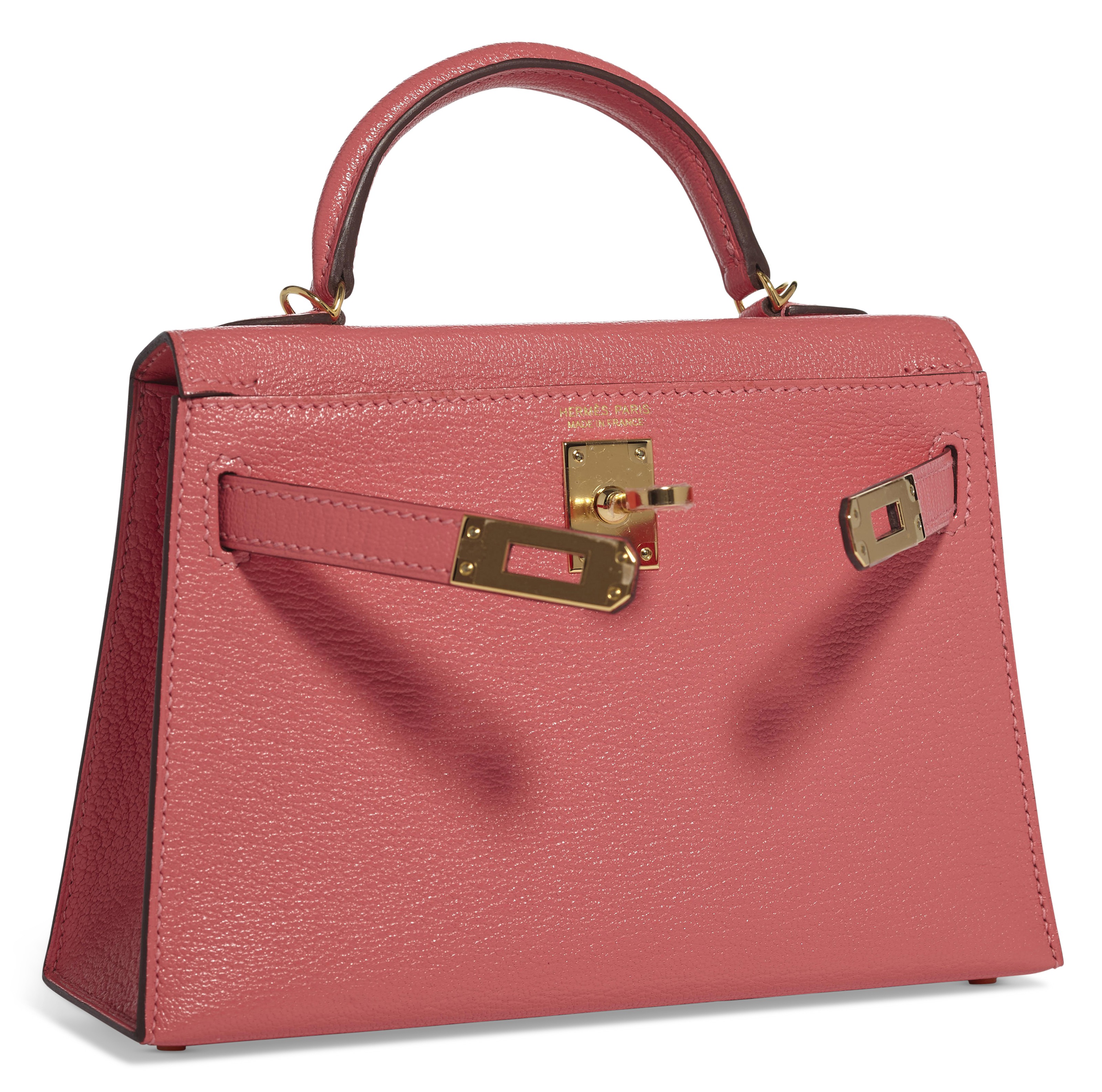 Hermes rose lipstick chevre clearance