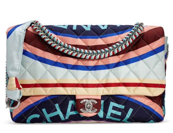 Lot - Chanel Limited Edition Printed Shoulder Bag