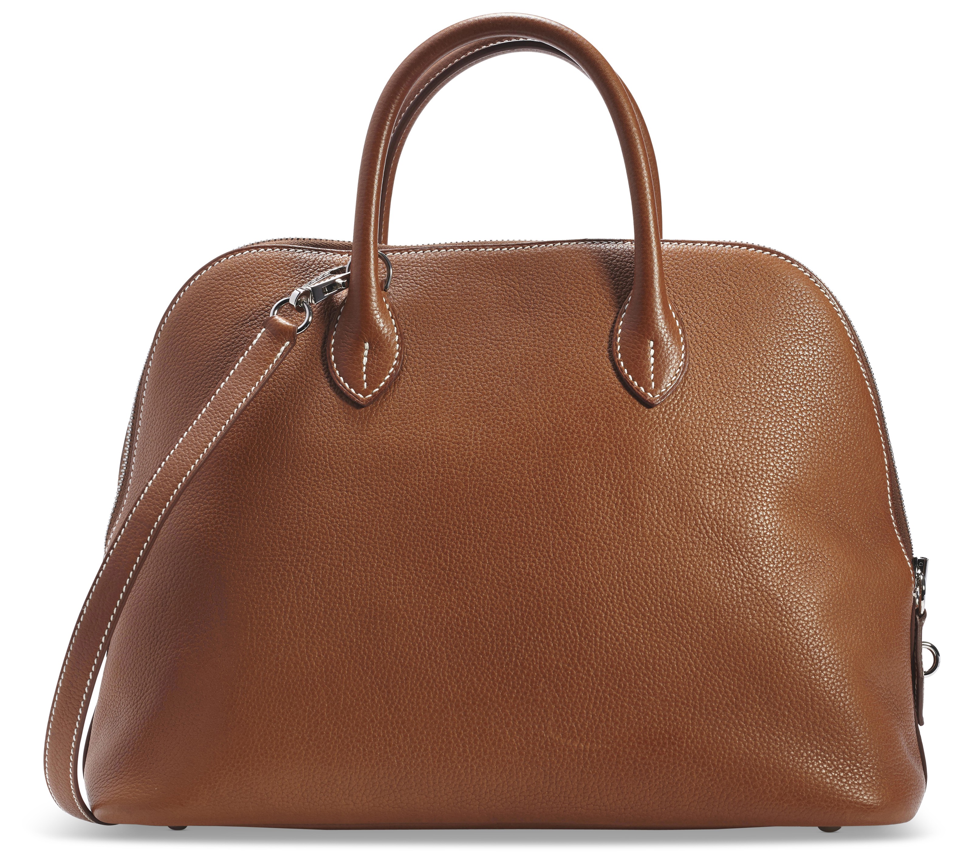A GOLD EVERGRAIN LEATHER BOLIDE 31 WITH PALLADIUM HARDWARE HERMES 2018 Christie s