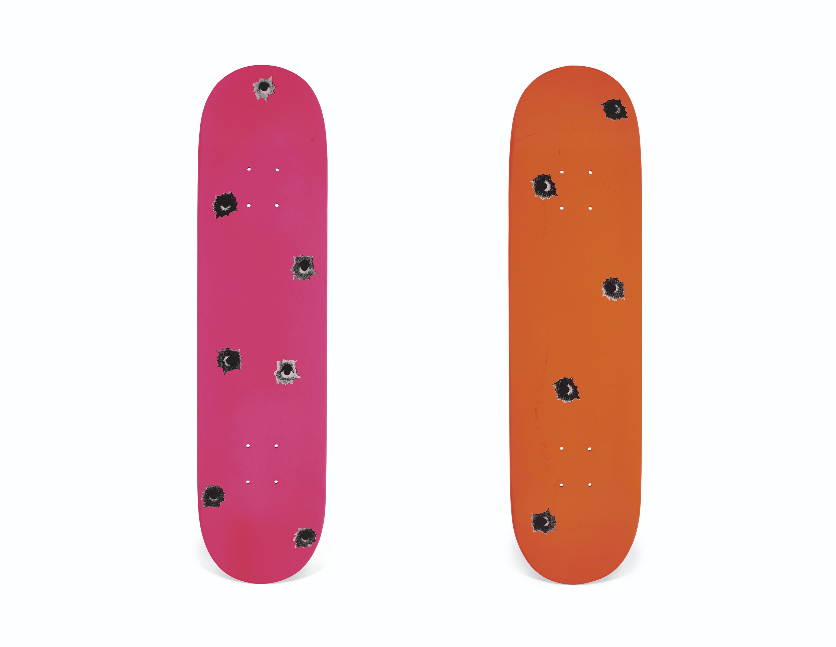 A SET OF TWO NATE LOWMAN SKATEBOARDS SUPREME 2007 Christie s