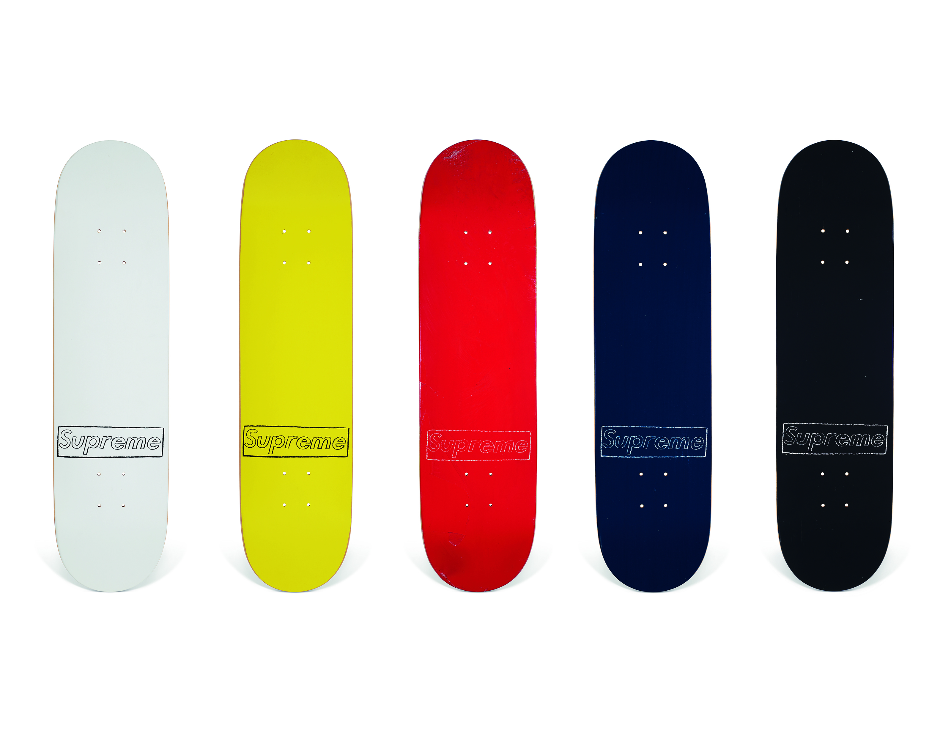 【送料無料/即納】  SET A OF 2009 SUPREME, SKATEBOARDS, DOTS HIRST DAMIEN FIVE スケートボード