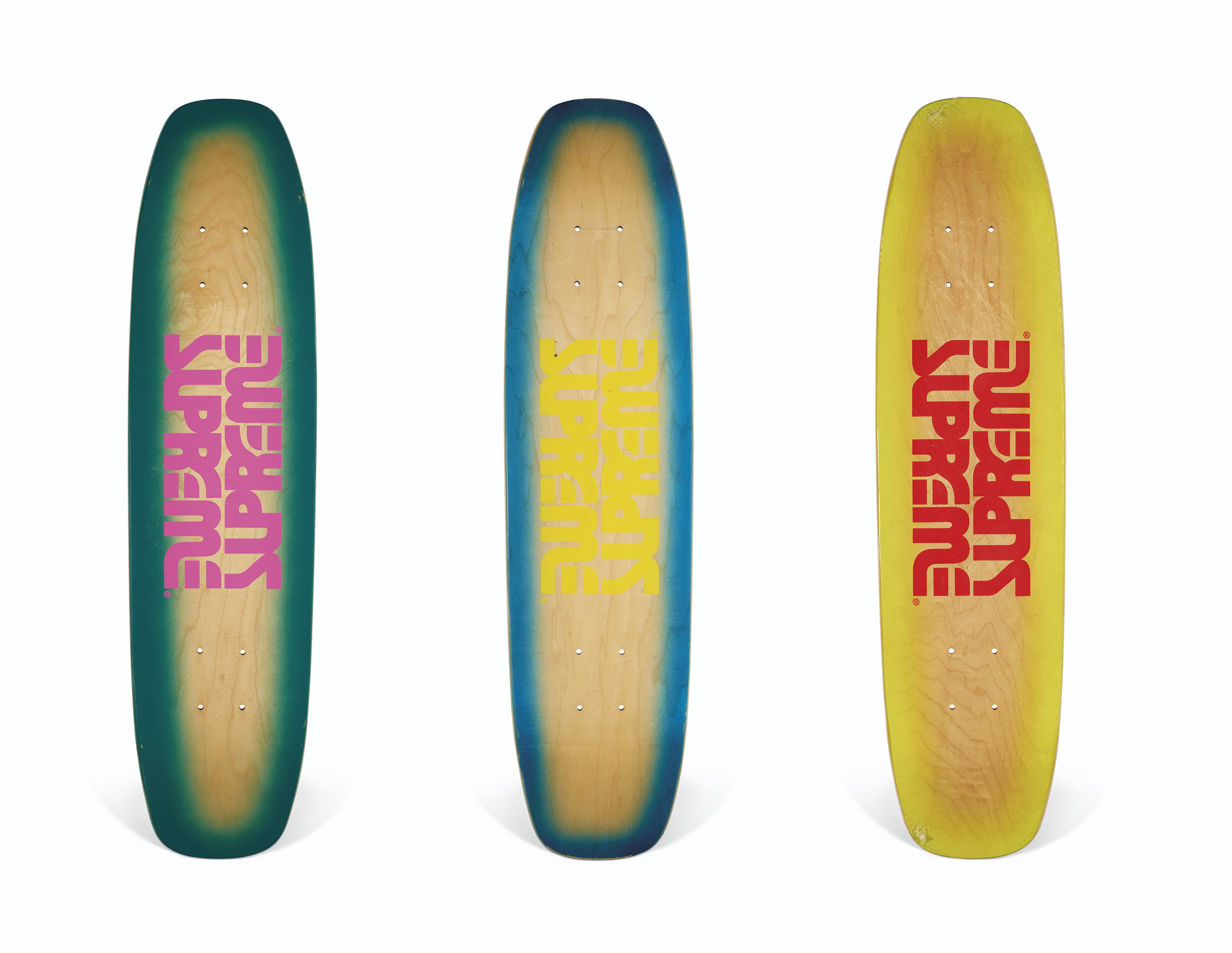 A SET OF TWO MOTION LOGO SKATEBOARDS, SUPREME, 2010 | Christie's
