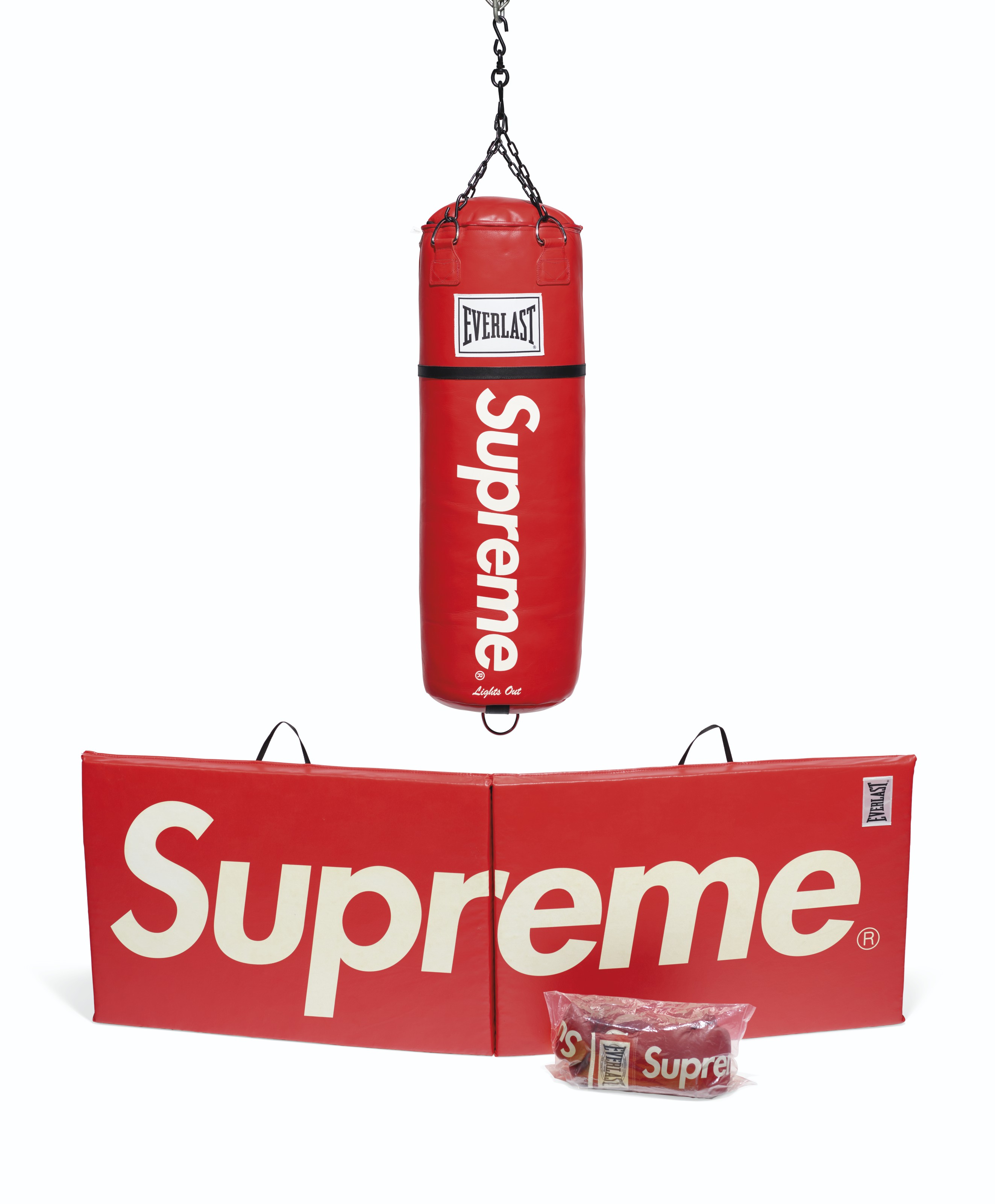 SUPREME EVERLAST BOXING GLOVES RED