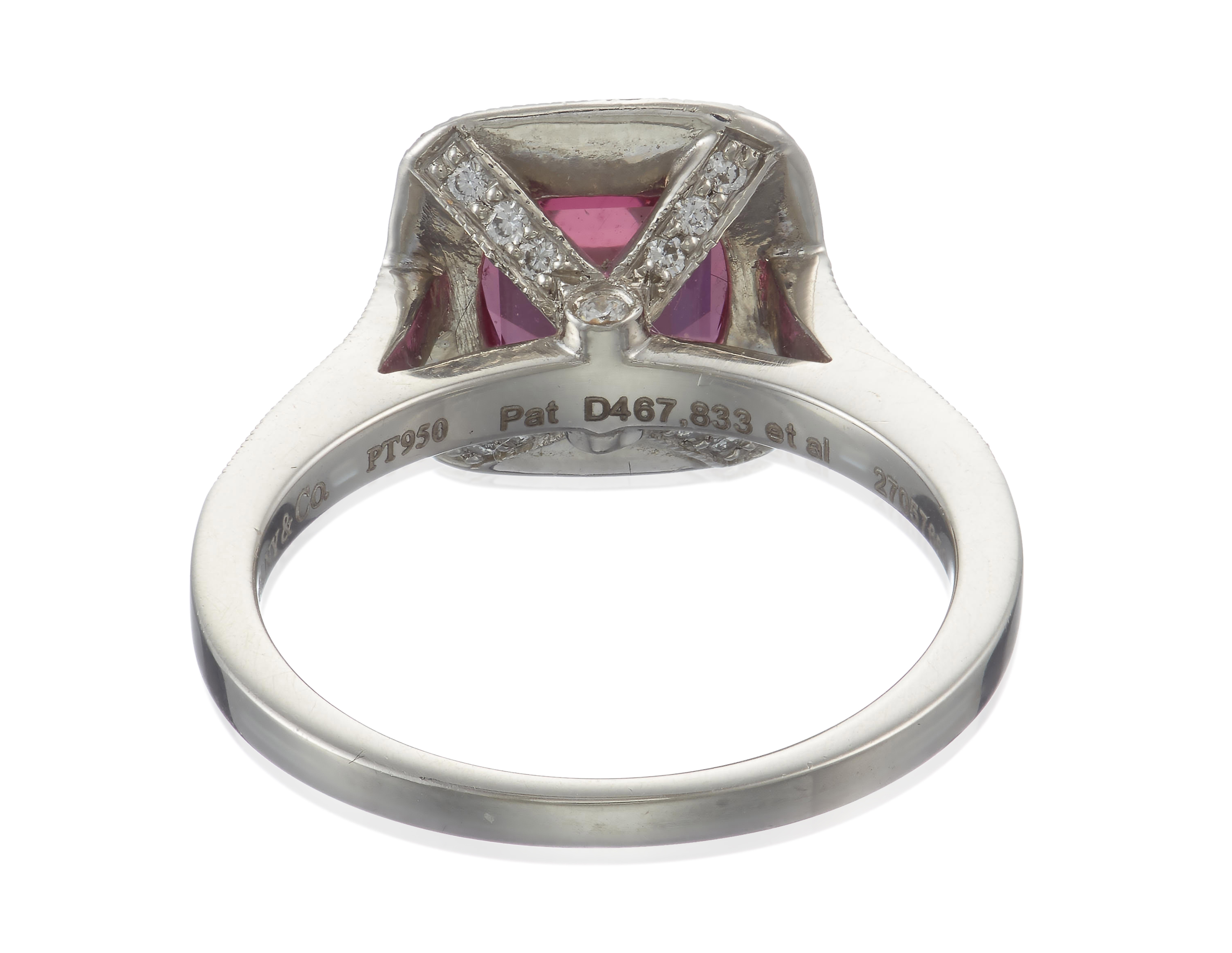 TIFFANY CO. LEGACY SPINEL AND DIAMOND RING Christie s