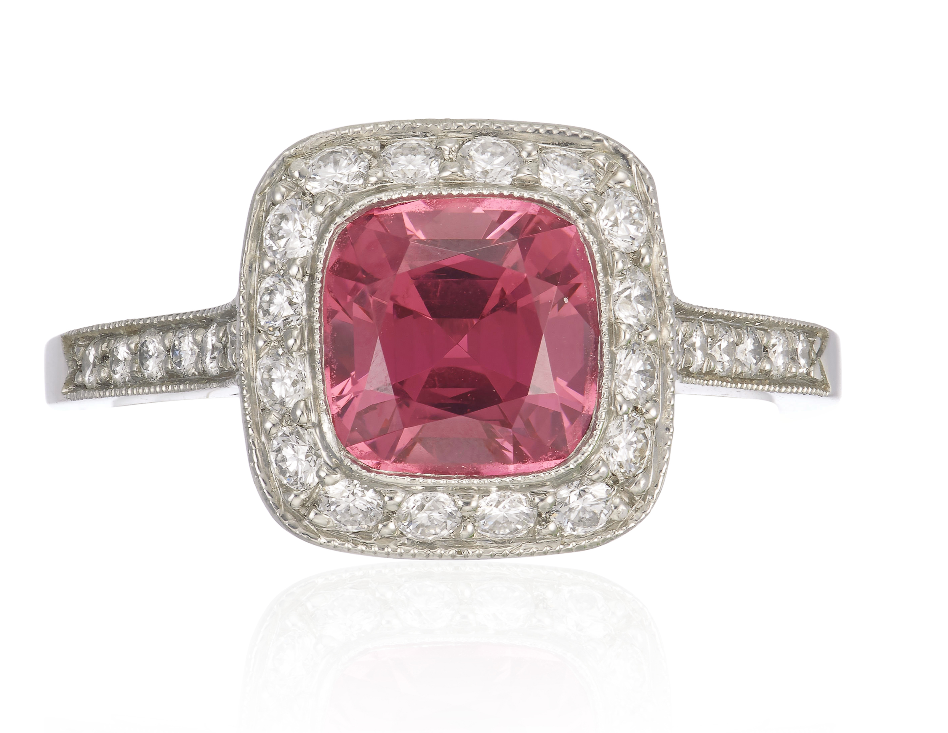 Pink spinel clearance ring tiffany