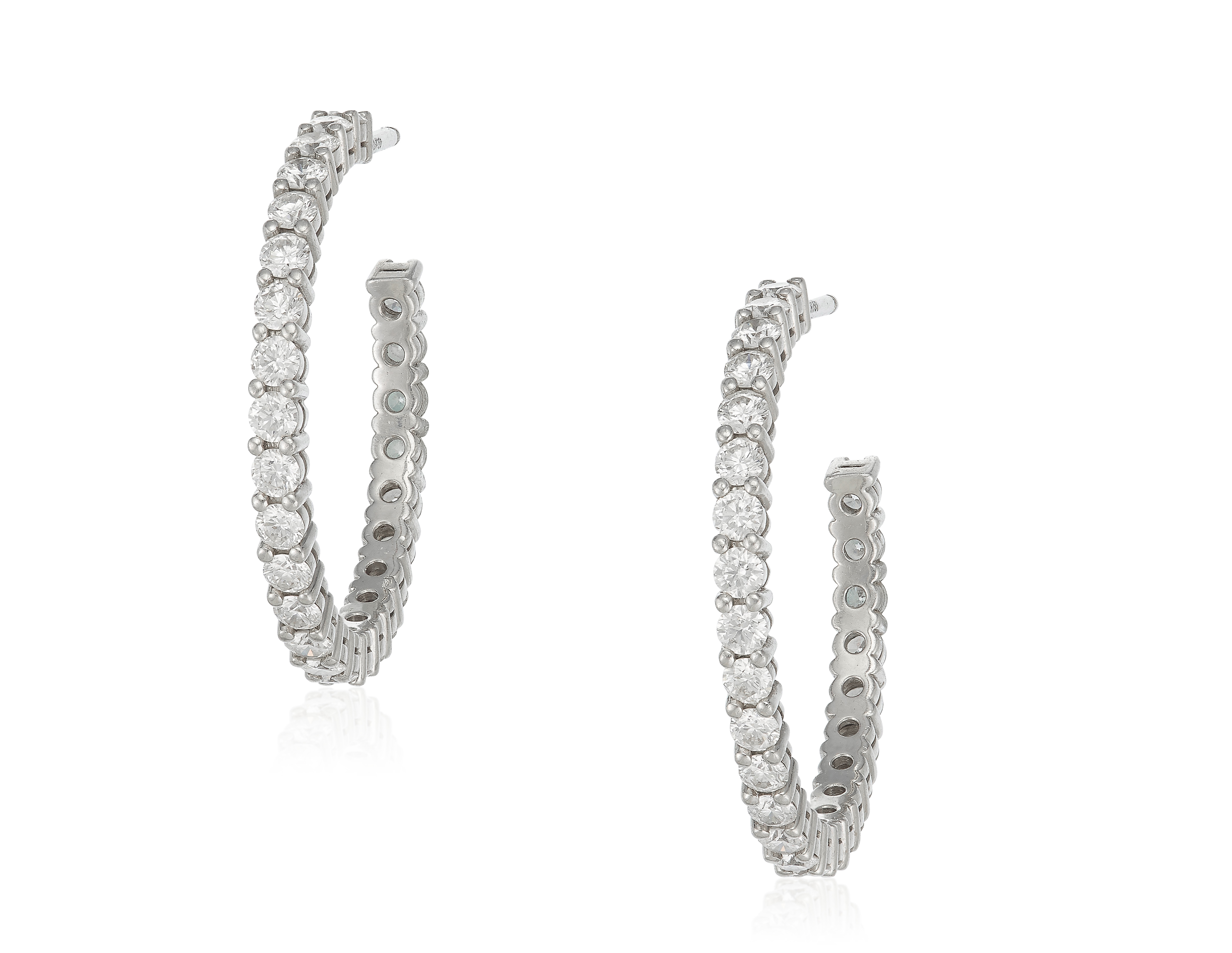 Tiffany co hoop earrings clearance
