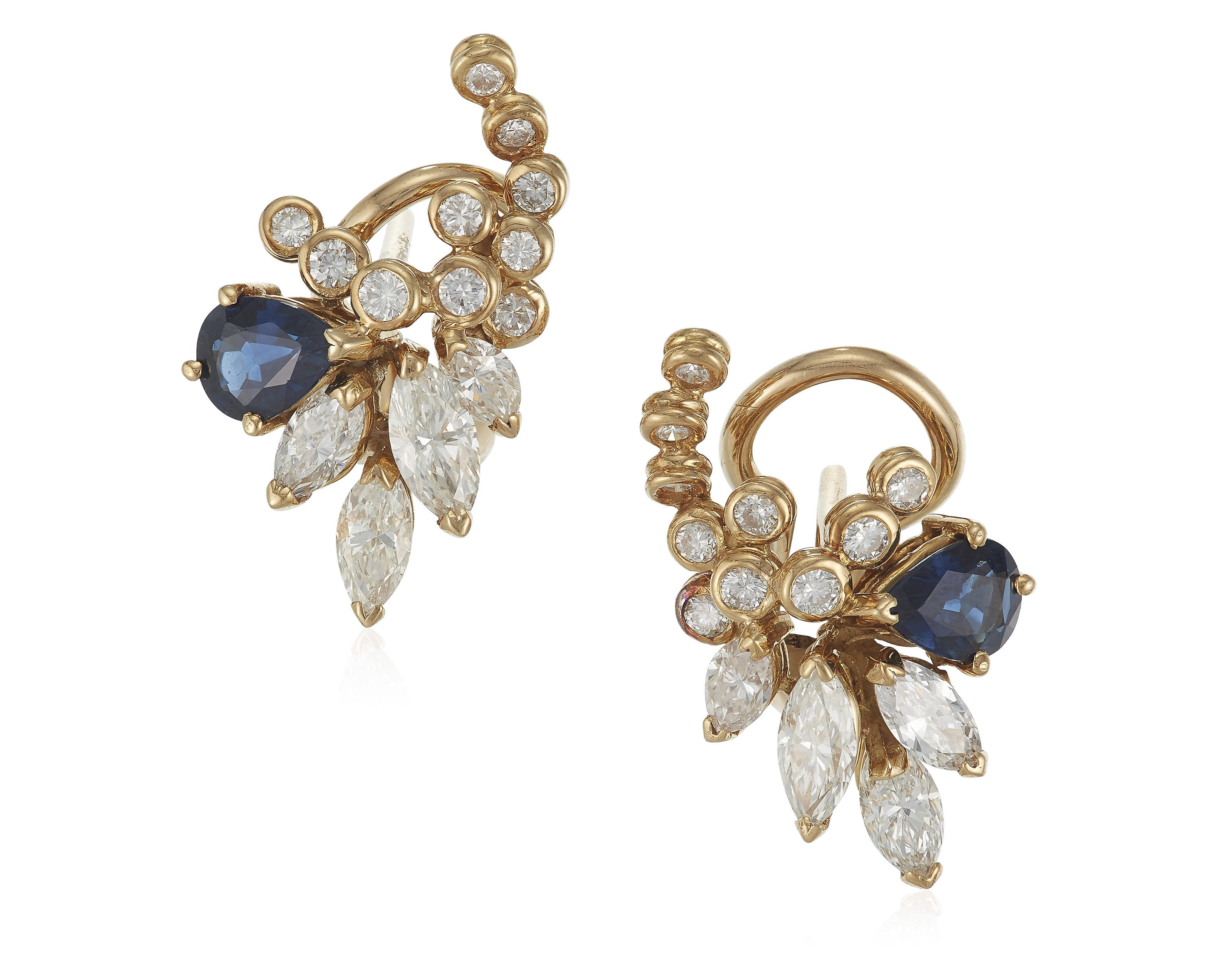 CARRERA Y CARRERA DIAMOND AND SAPPHIRE EARRINGS, Christie’s