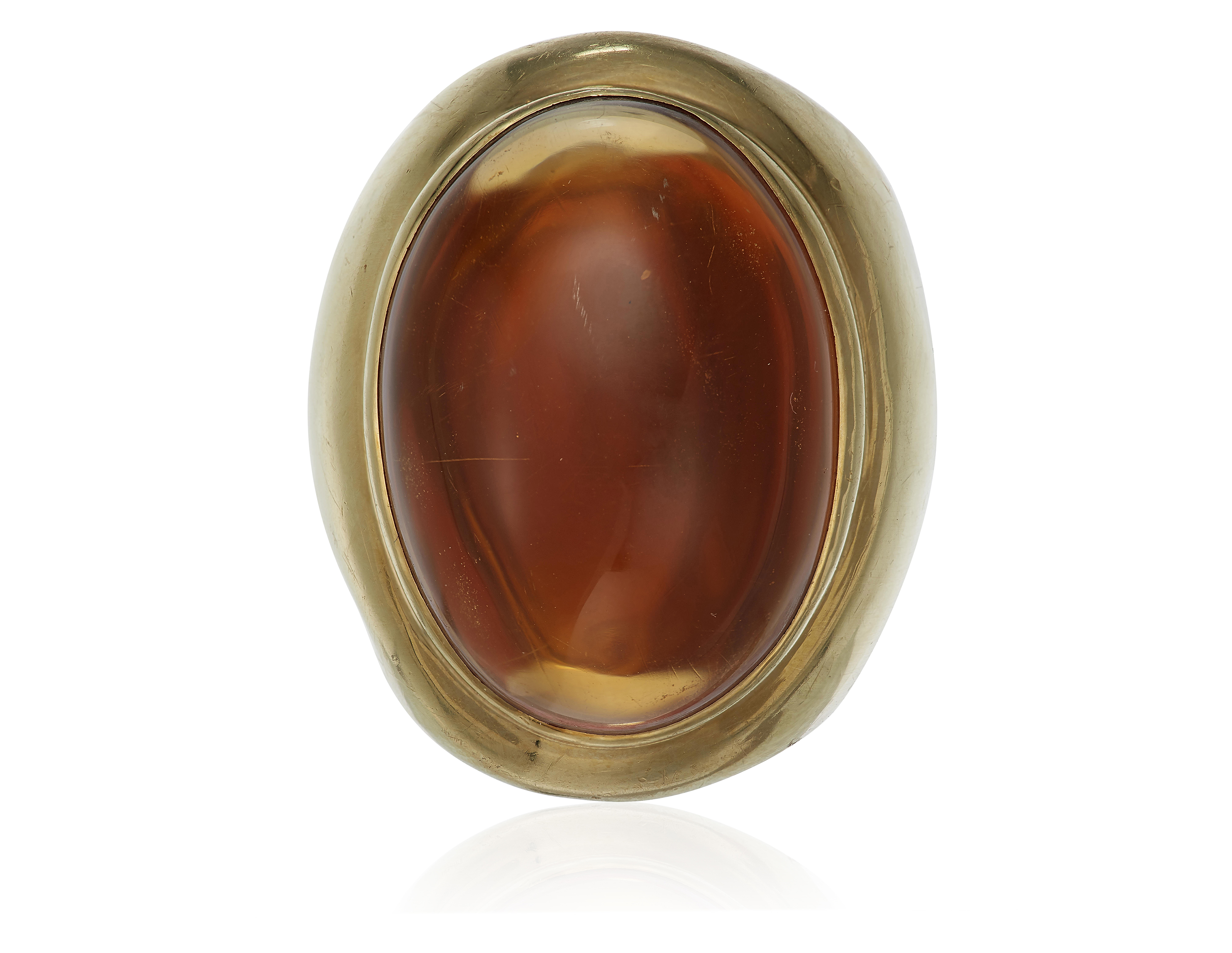 Citrine Gold Ring