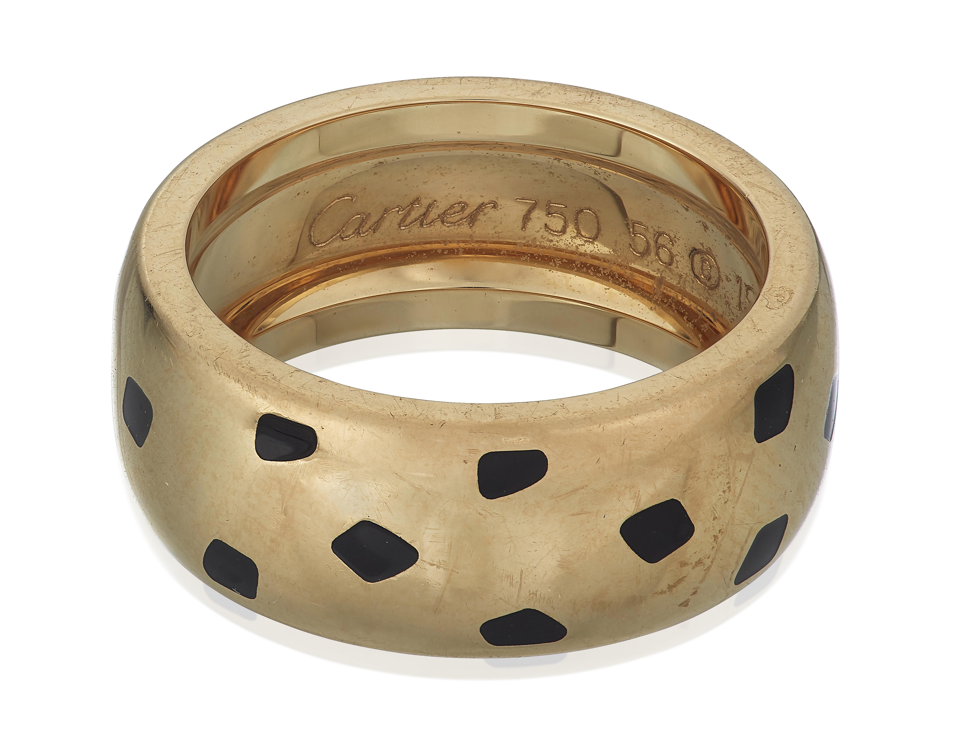 Cartier enamel ring new arrivals