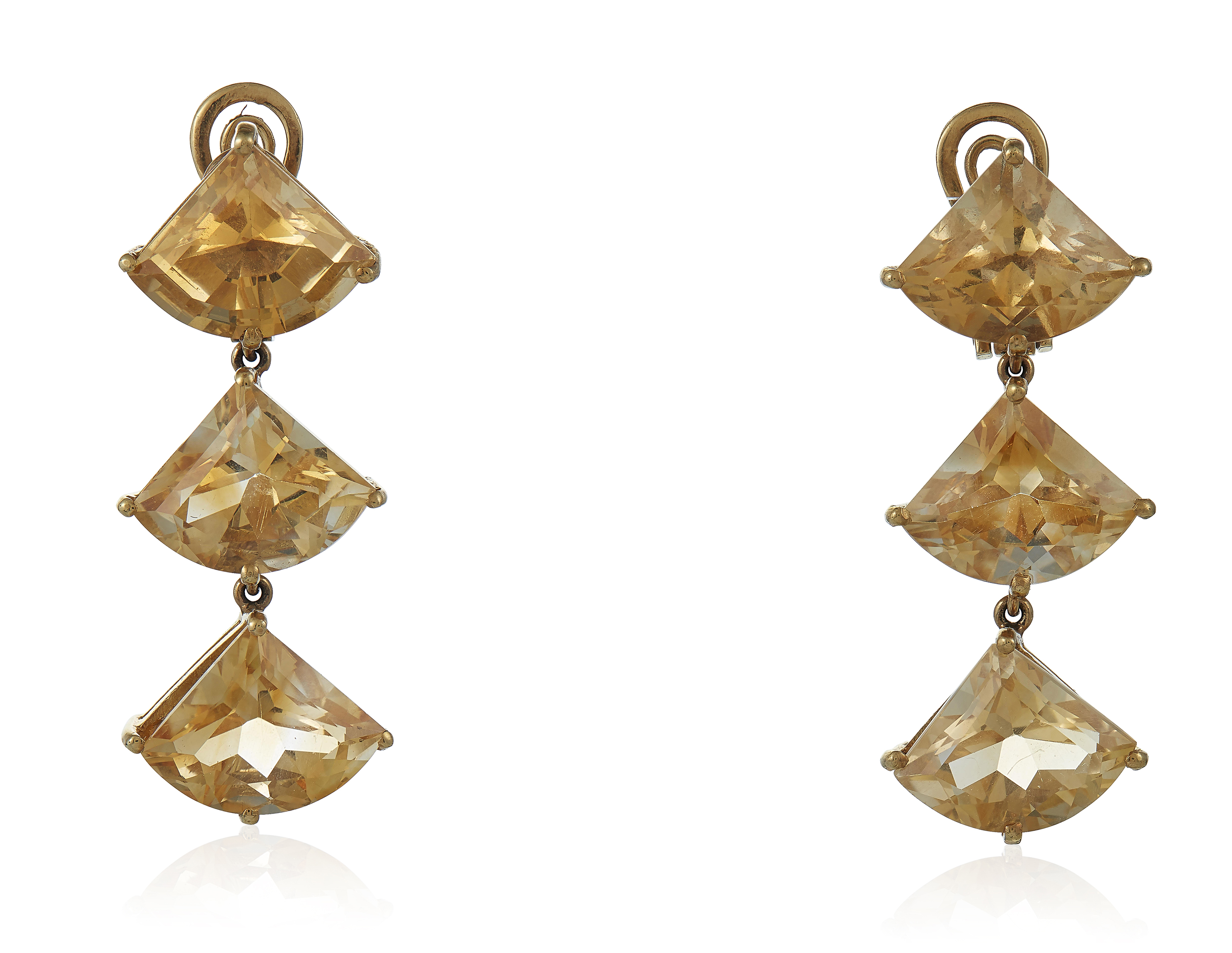 CITRINE GOLD EARRINGS, Christie’s