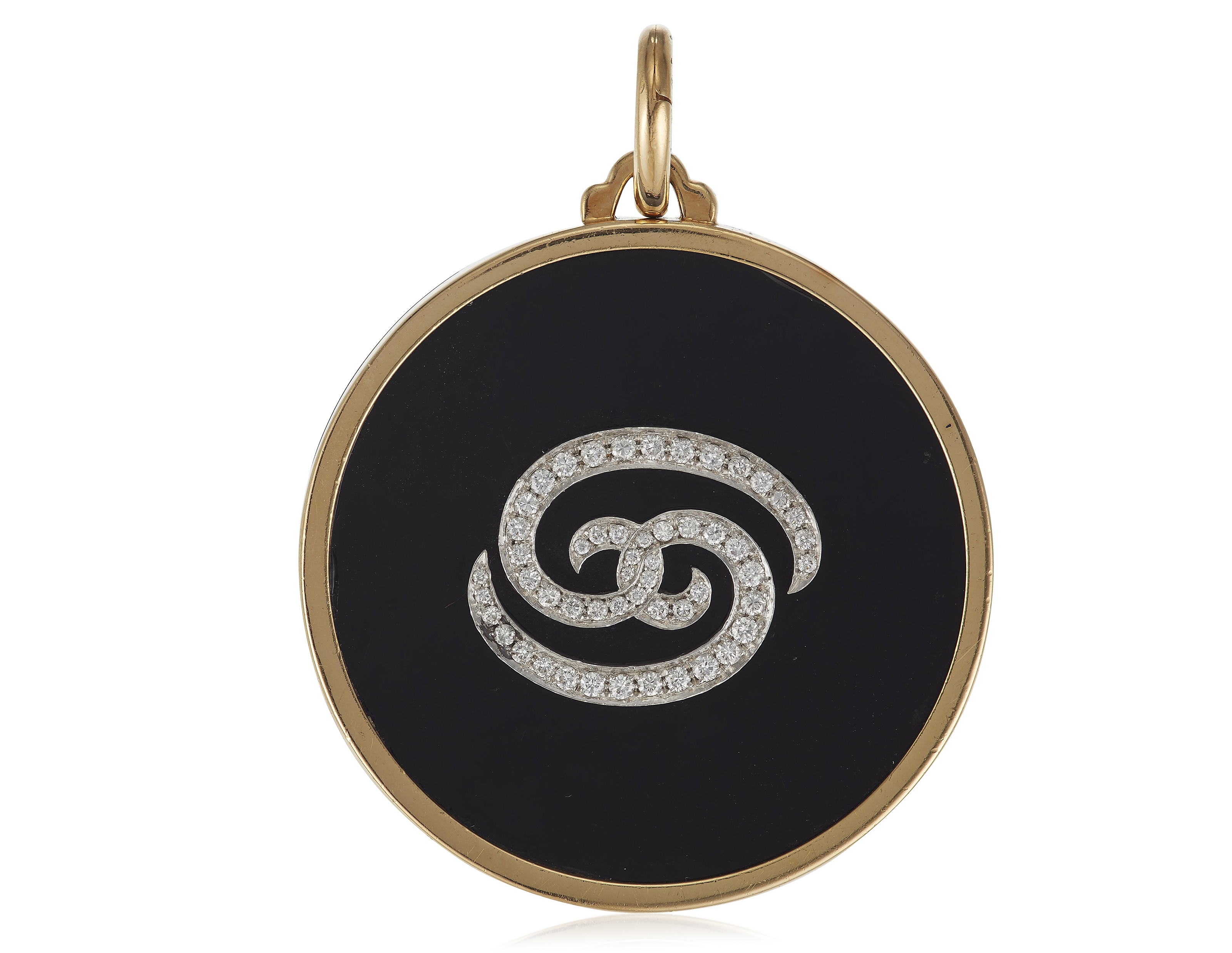BULGARI ONYX, DIAMOND AND GOLD 'CANCER' ZODIAC PENDANT, Christie’s