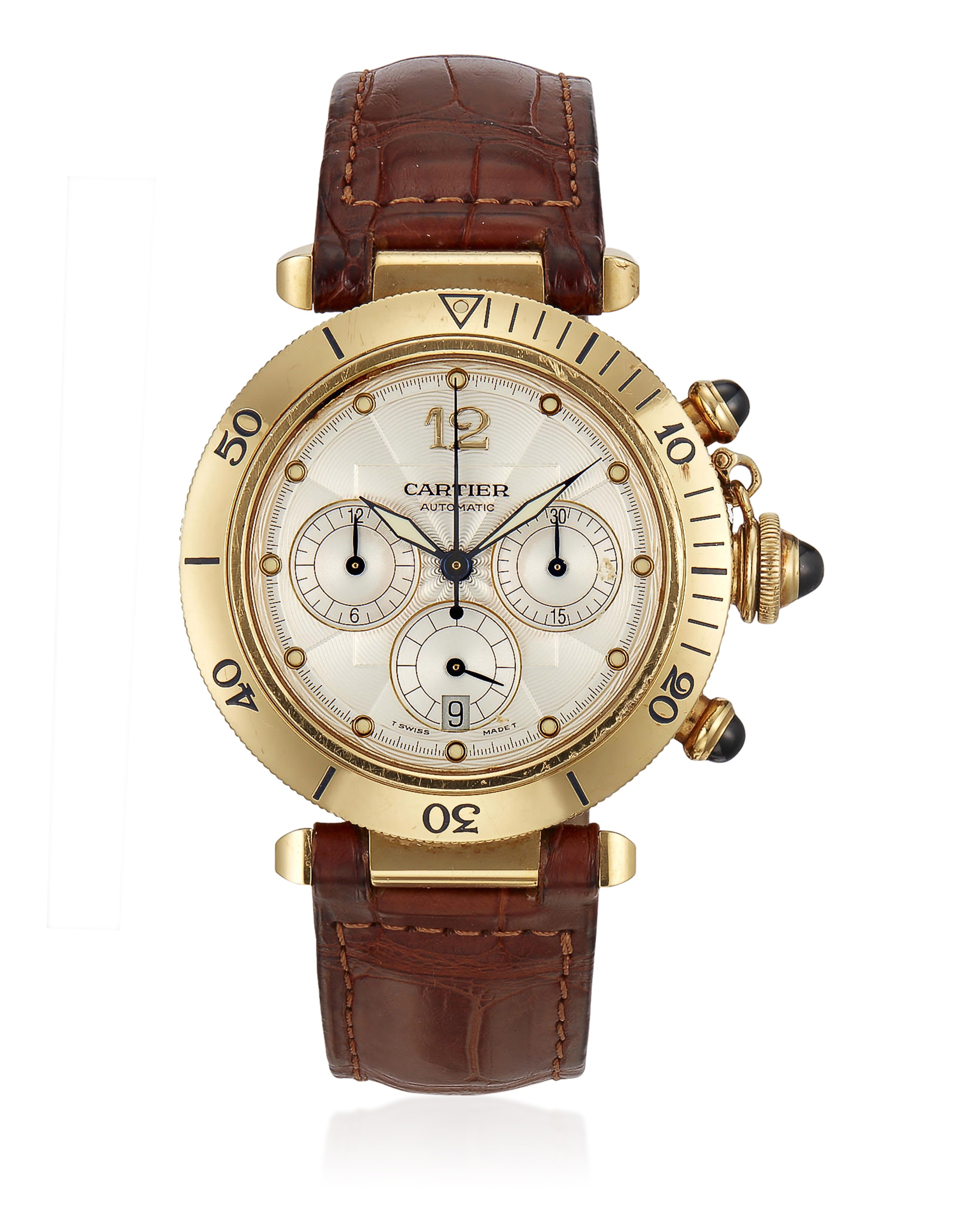 CARTIER 'PASHA' GOLD CHRONOGRAPH WATCH, Christie’s