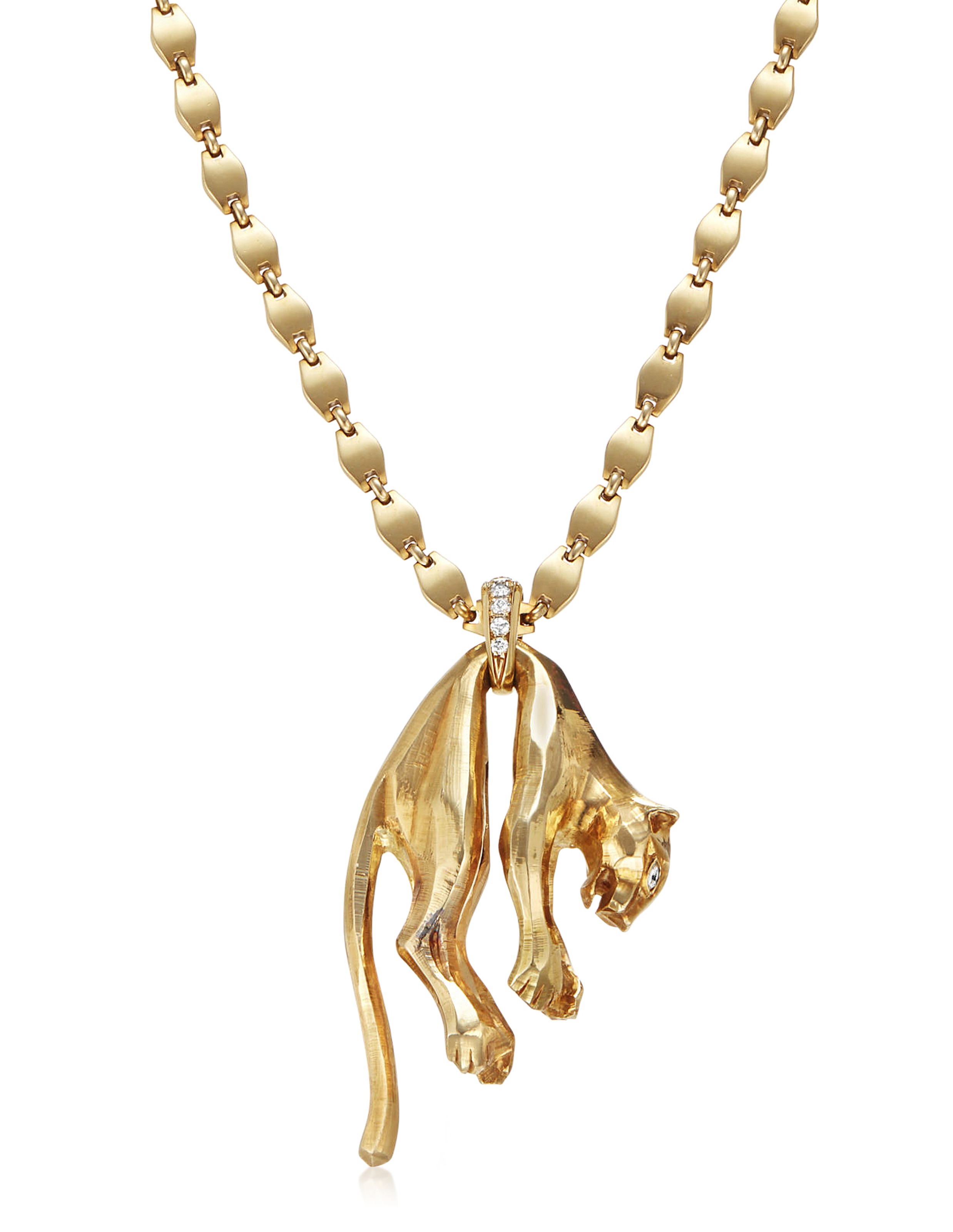 Panthere necklace cartier clearance