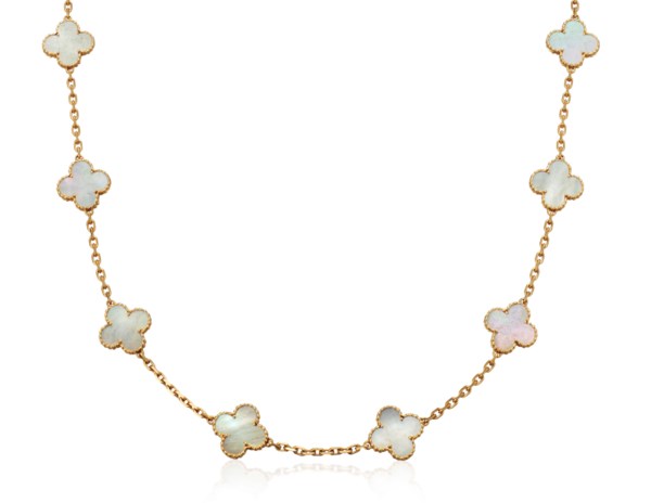 VAN CLEEF & APRELS 'ALHAMBRA' MOTHER-OF-PEARL NECKLACE, | Christie’s