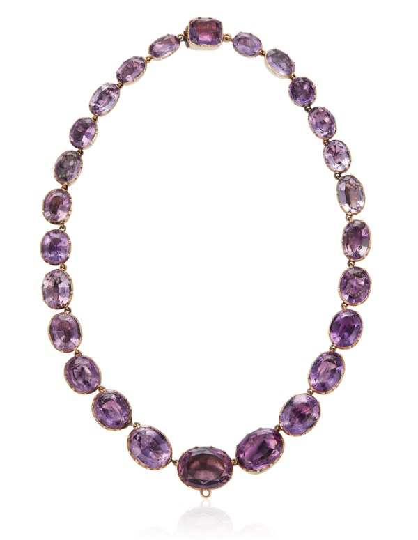 ANTIQUE AMETHYST RIVIERE NECKLACE, | Christie’s