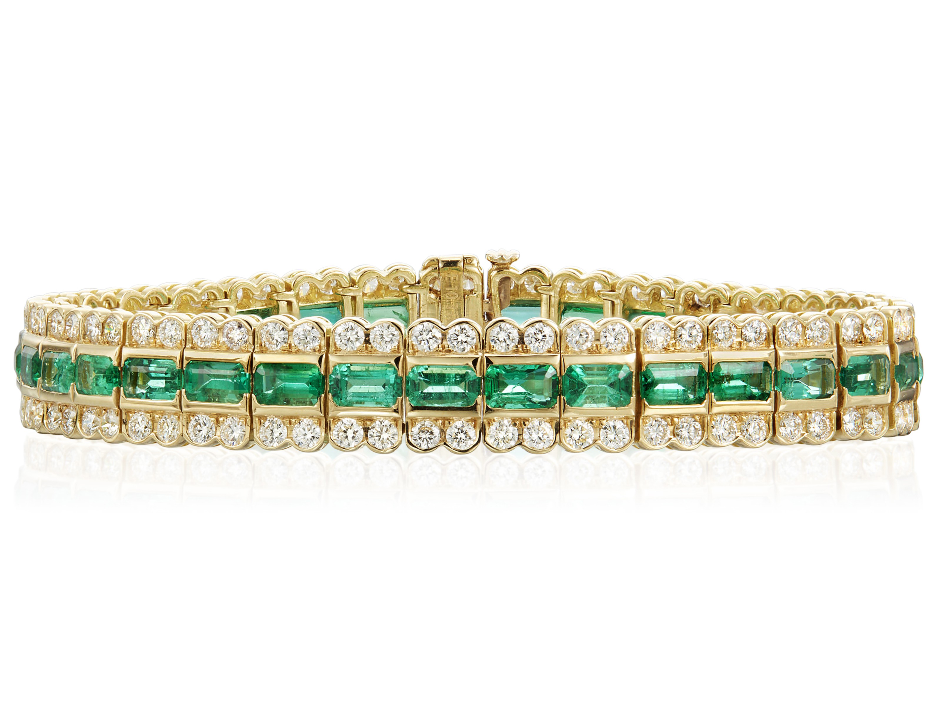 EMERALD AND DIAMOND BRACELET, Christie’s