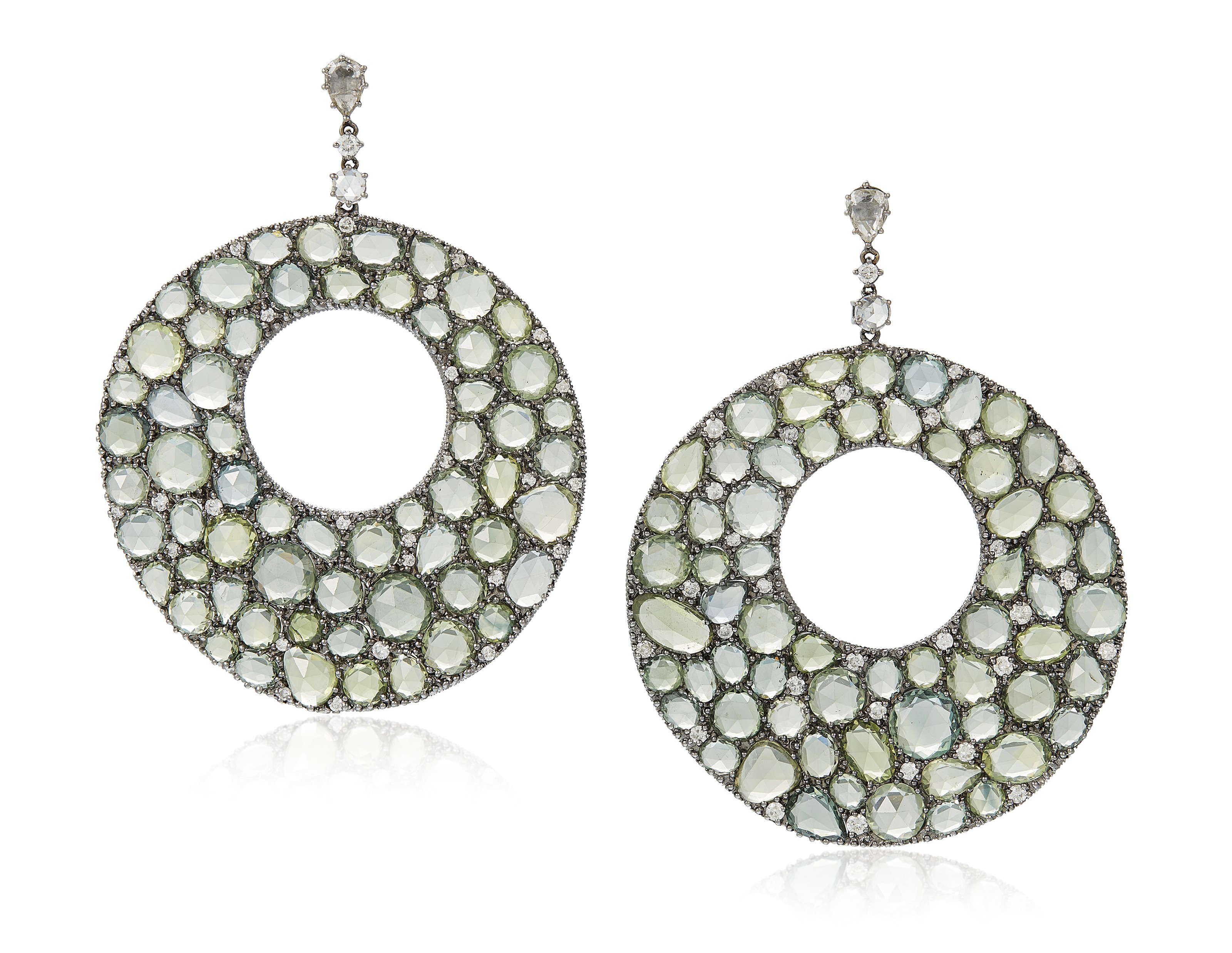 LORRAINE SCHWARTZ SAPPHIRE AND DIAMOND EARRINGS, Christie’s