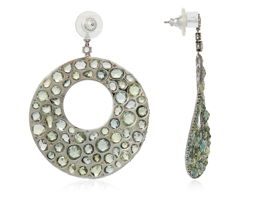 LORRAINE SCHWARTZ SAPPHIRE AND DIAMOND EARRINGS, Christie’s