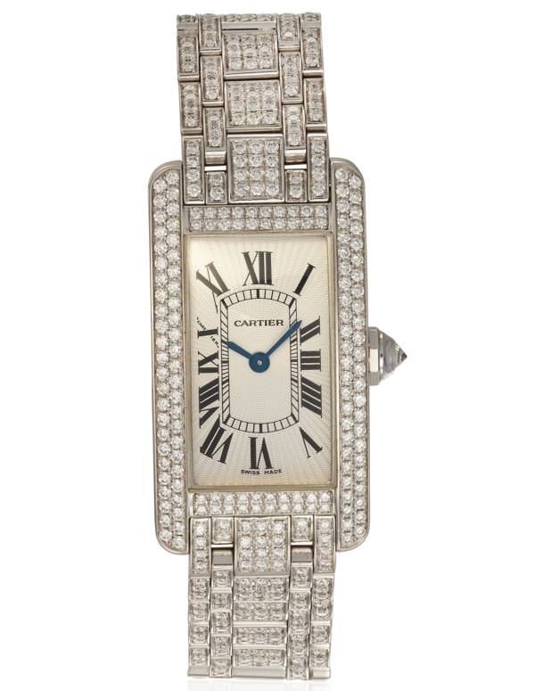 cartier tank americaine diamonds