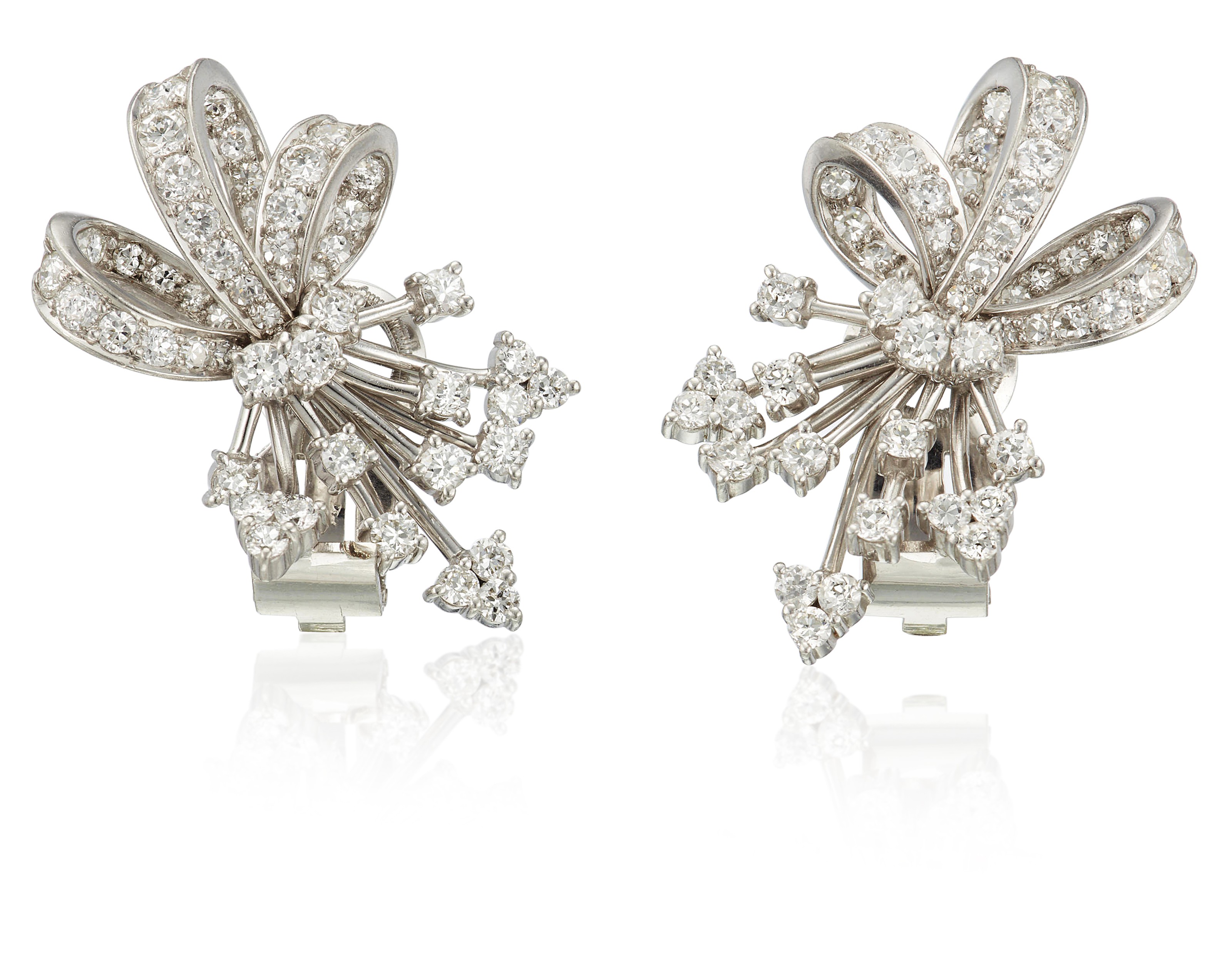 DIAMOND RIBBON EARRINGS, Christie’s