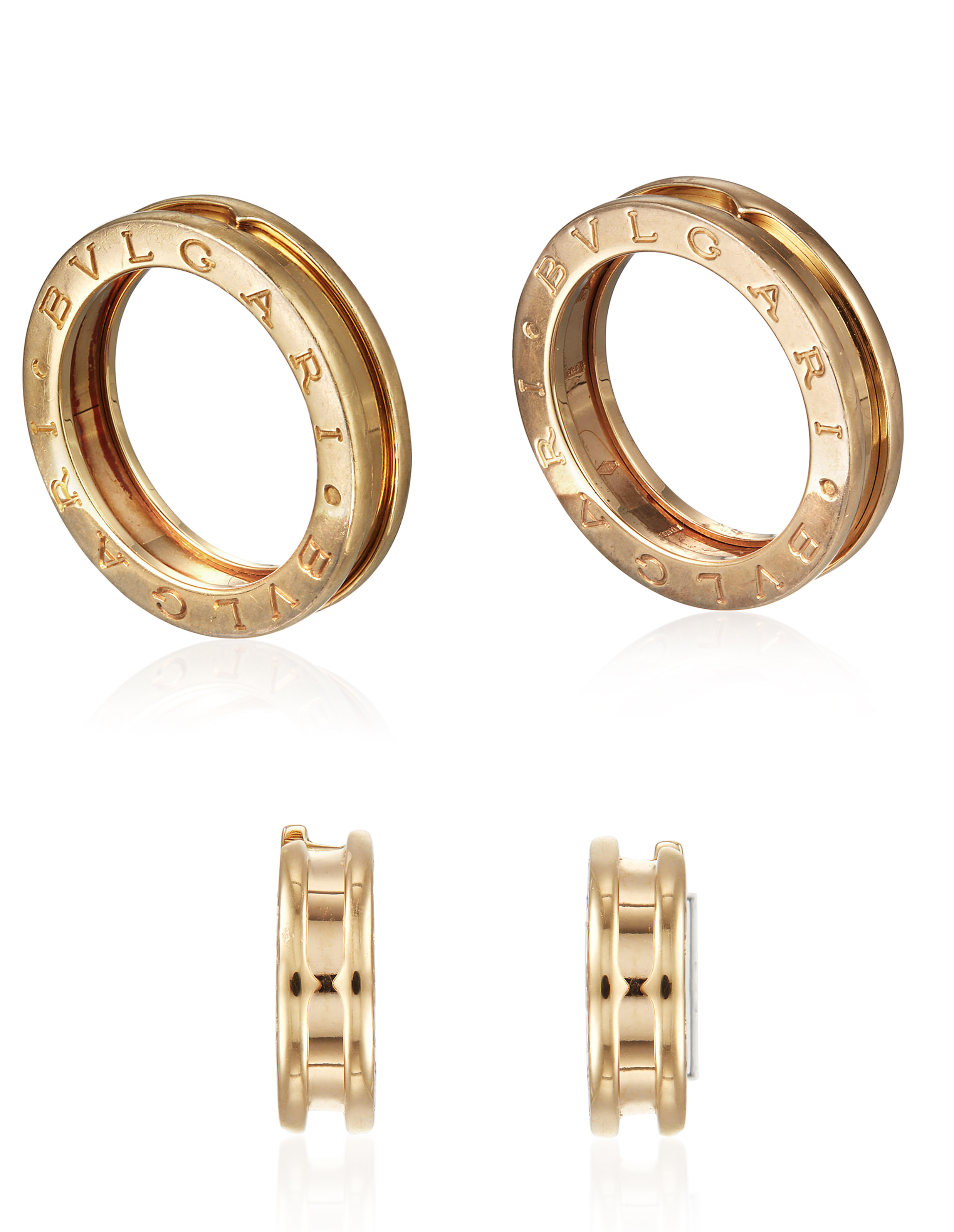 Bulgari B Zero1 Gold Rings And Earrings Christie S