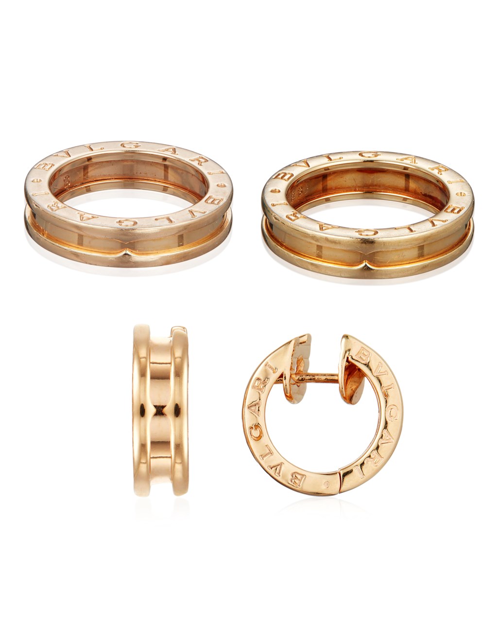 BULGARI 'B.ZERO1' GOLD RINGS AND EARRINGS, Christie’s