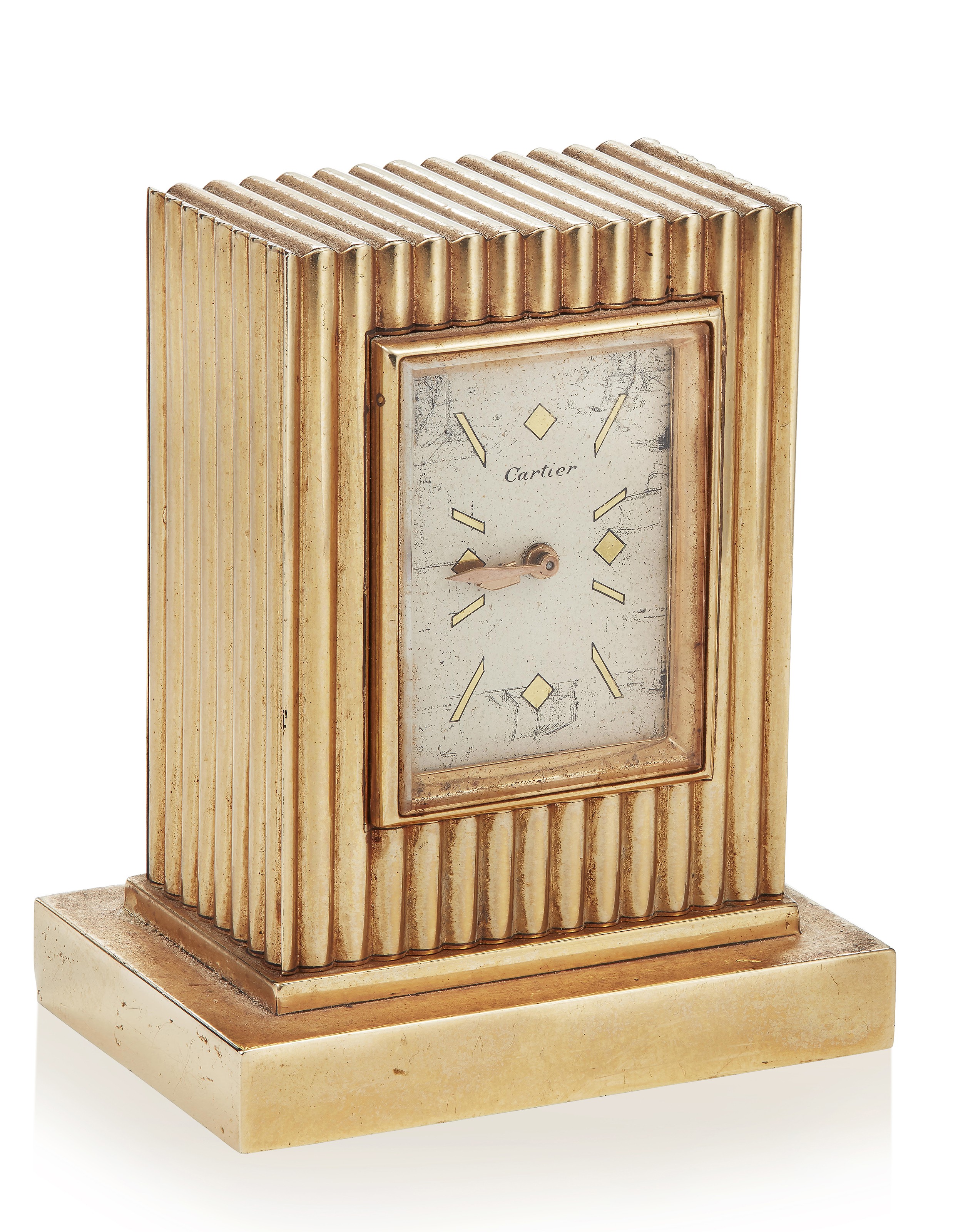 CARTIER GOLD DESK CLOCK, Christie’s