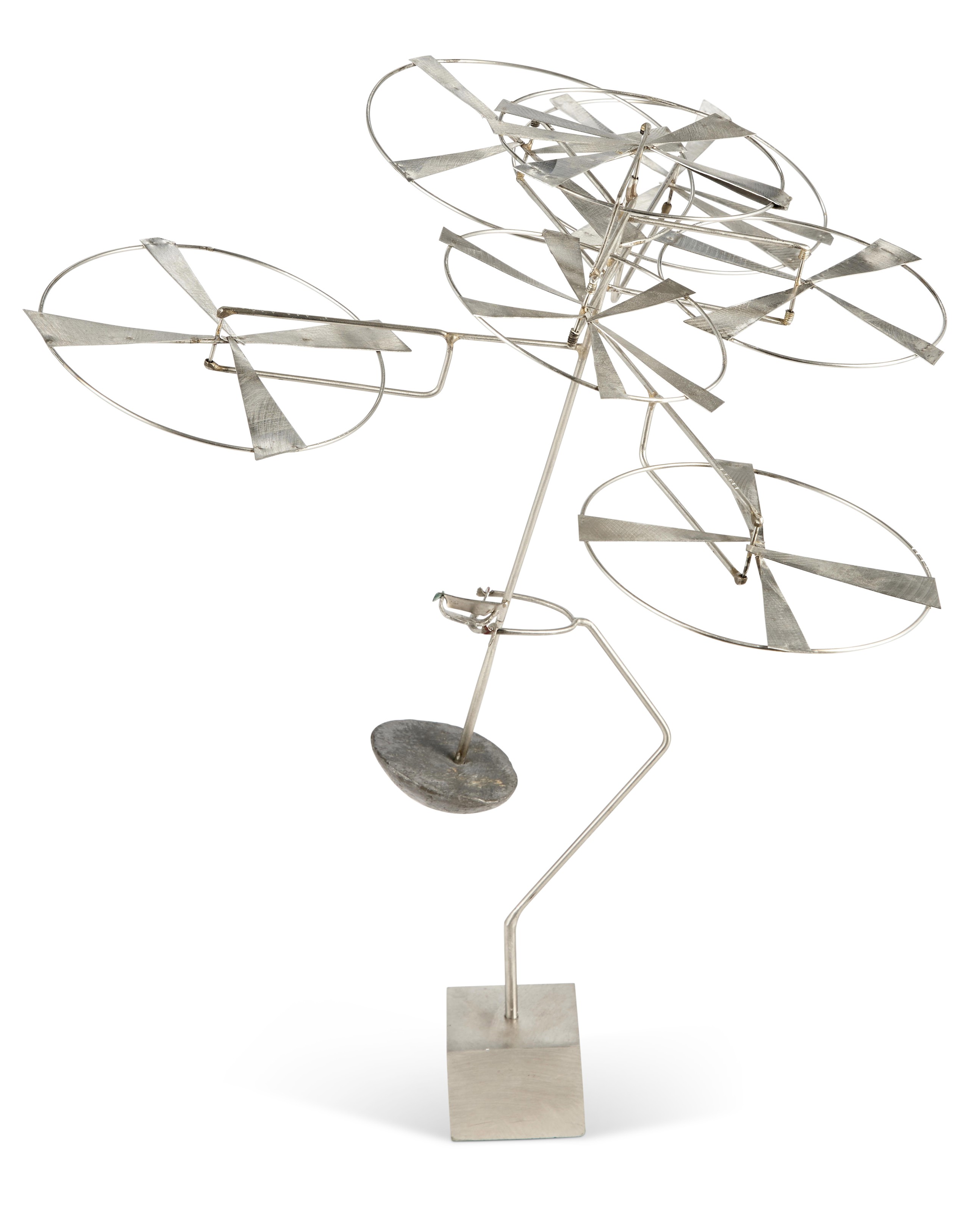 George Rickey (1907-2002), Seven Rotors with Gimbal and Counterweight ...