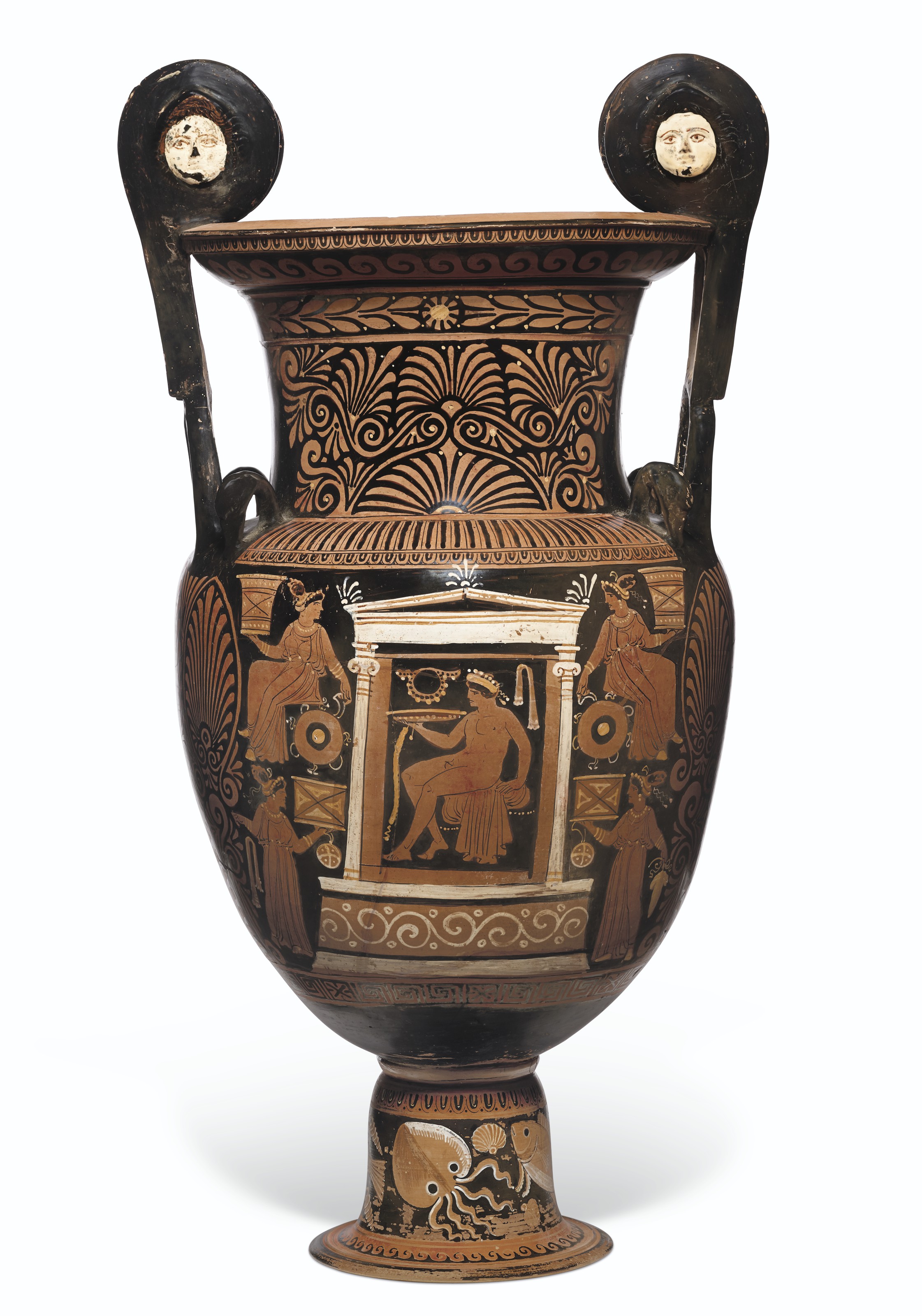 An Apulian Red Figured Volute Krater Attributed To The Baltimore