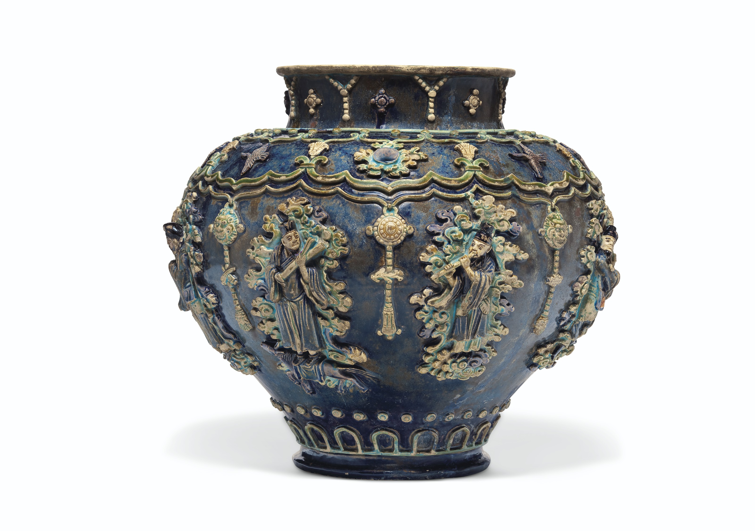 A RARE FAHUA JAR, GUAN , MING DYNASTY (13681644) Christie's