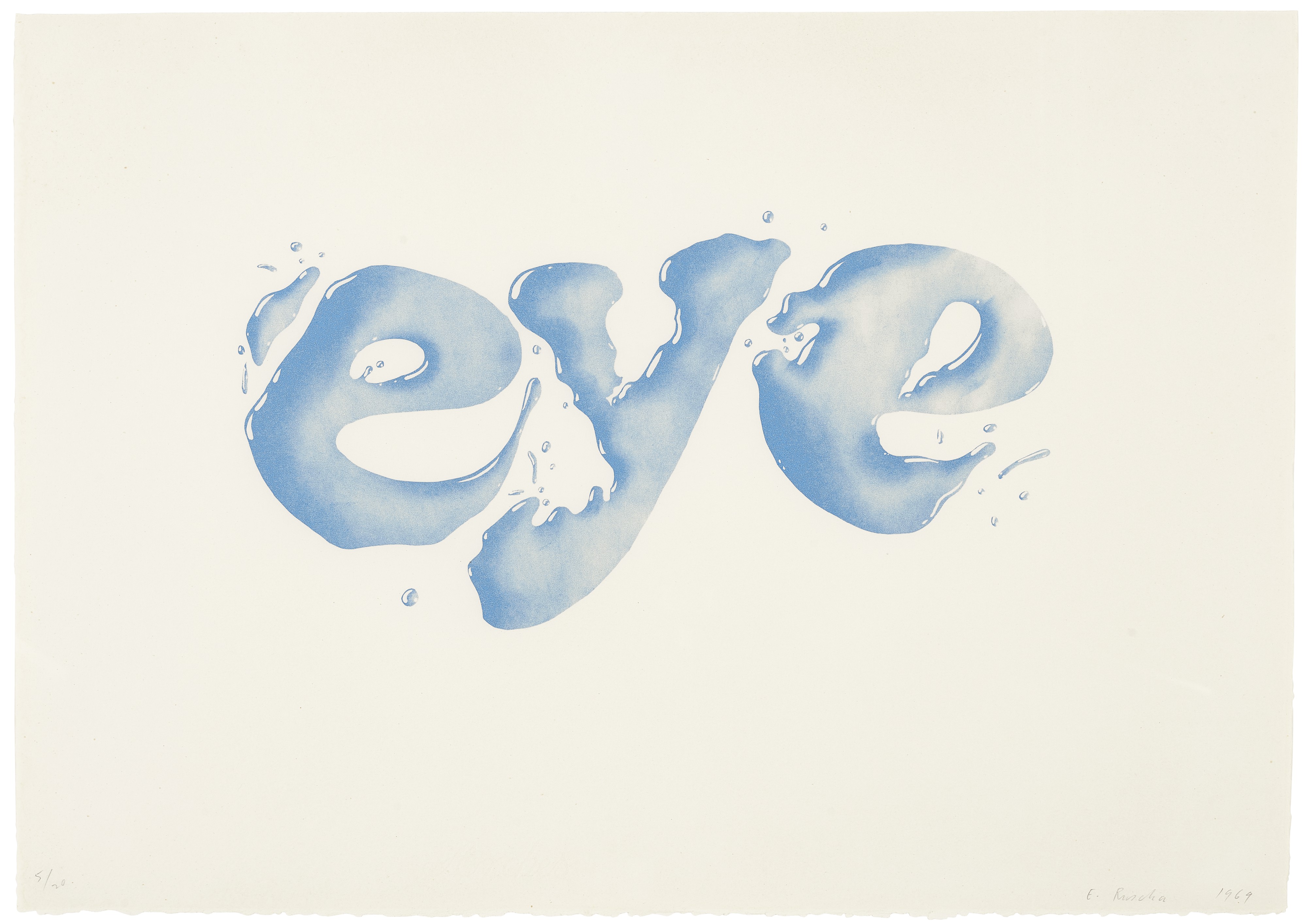 額装済】Edward Ruscha サイン入りポスター エド・ルシェ | www