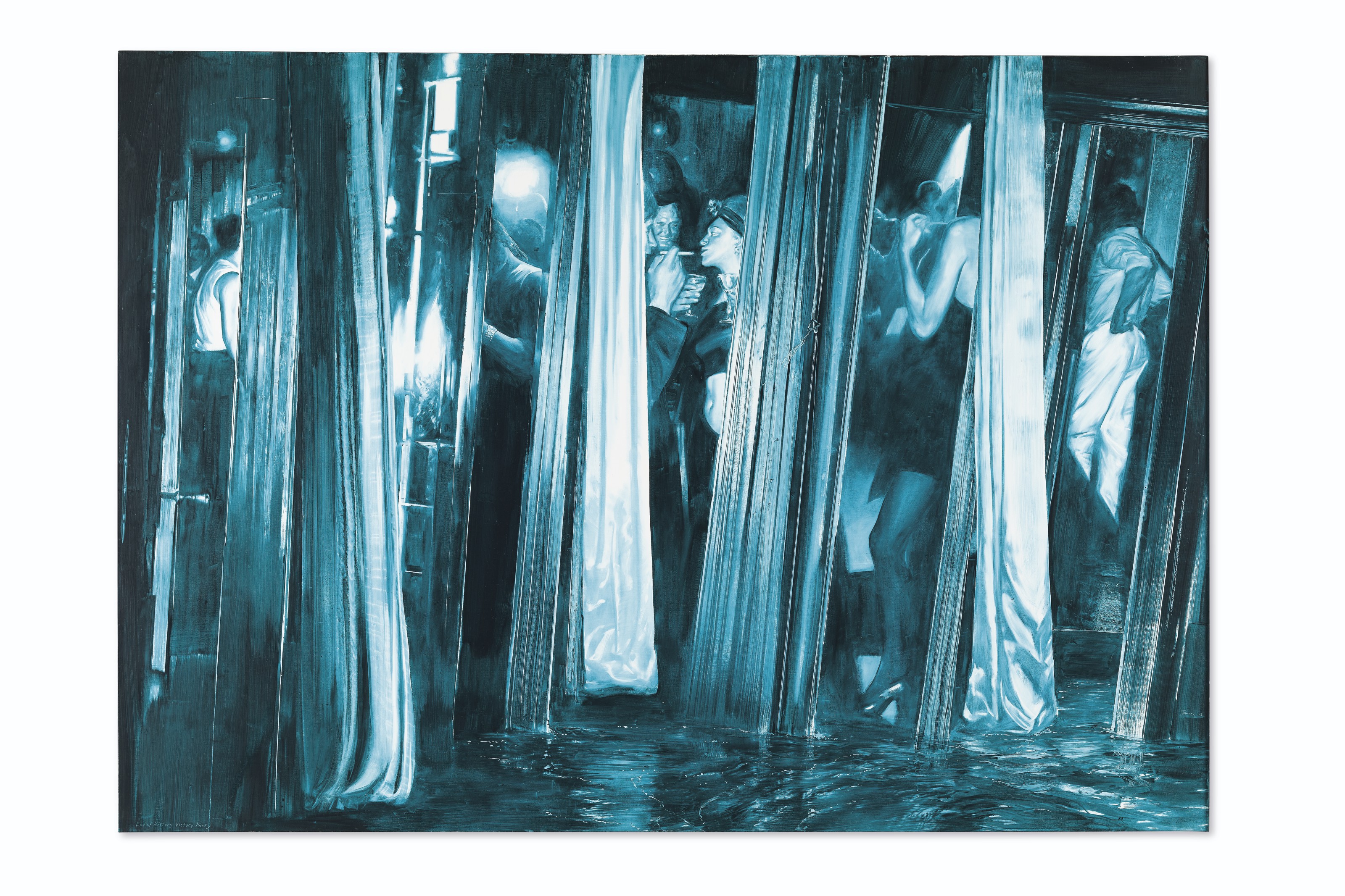 Mark Tansey B 1949 End Of History Victory Party 1990s