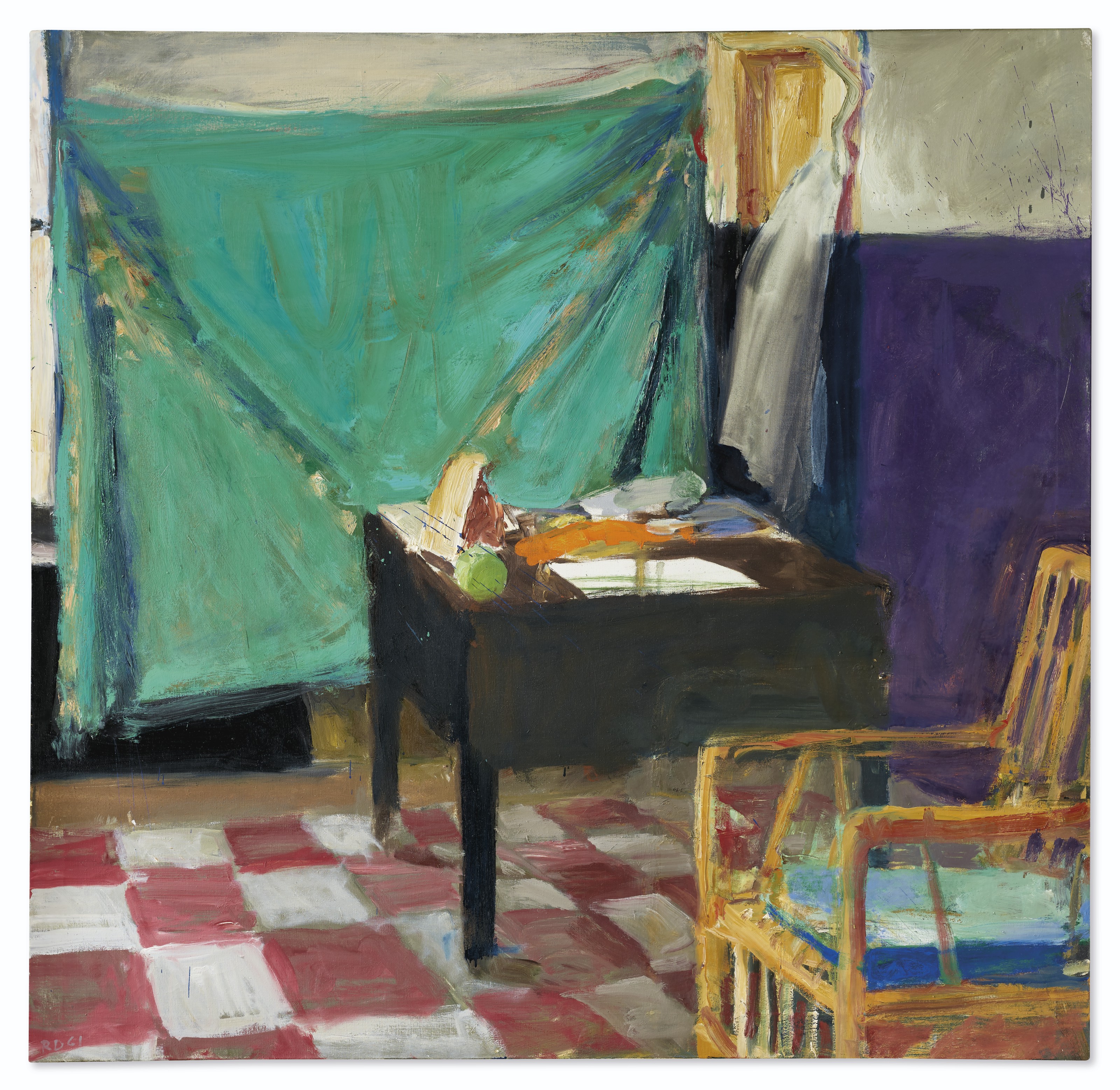 Richard Diebenkorn 1922 1993 Corner Of Studio 20th Century