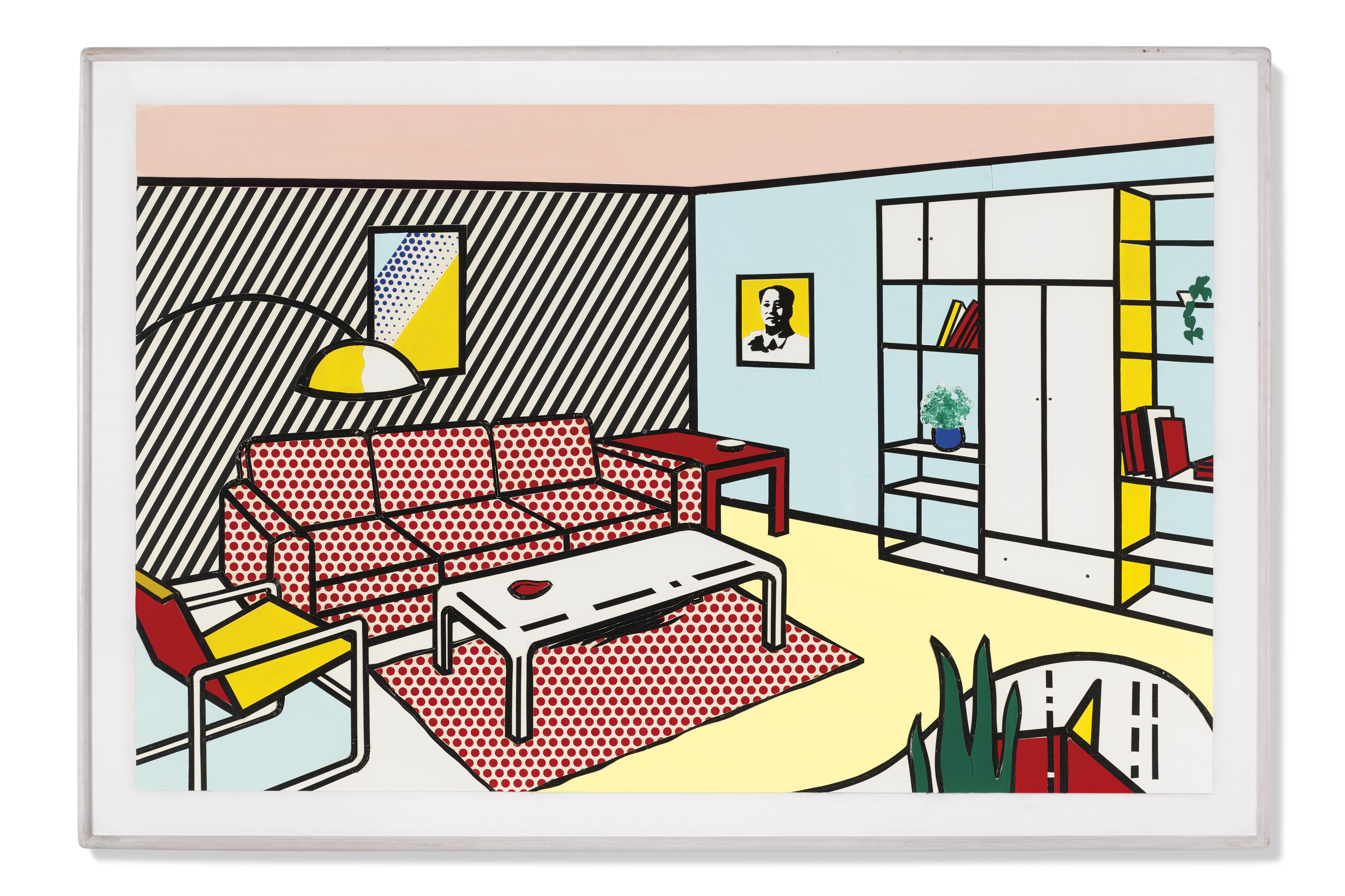 Roy Lichtenstein (1923-1997) , Modern Room (Study) | Christie's