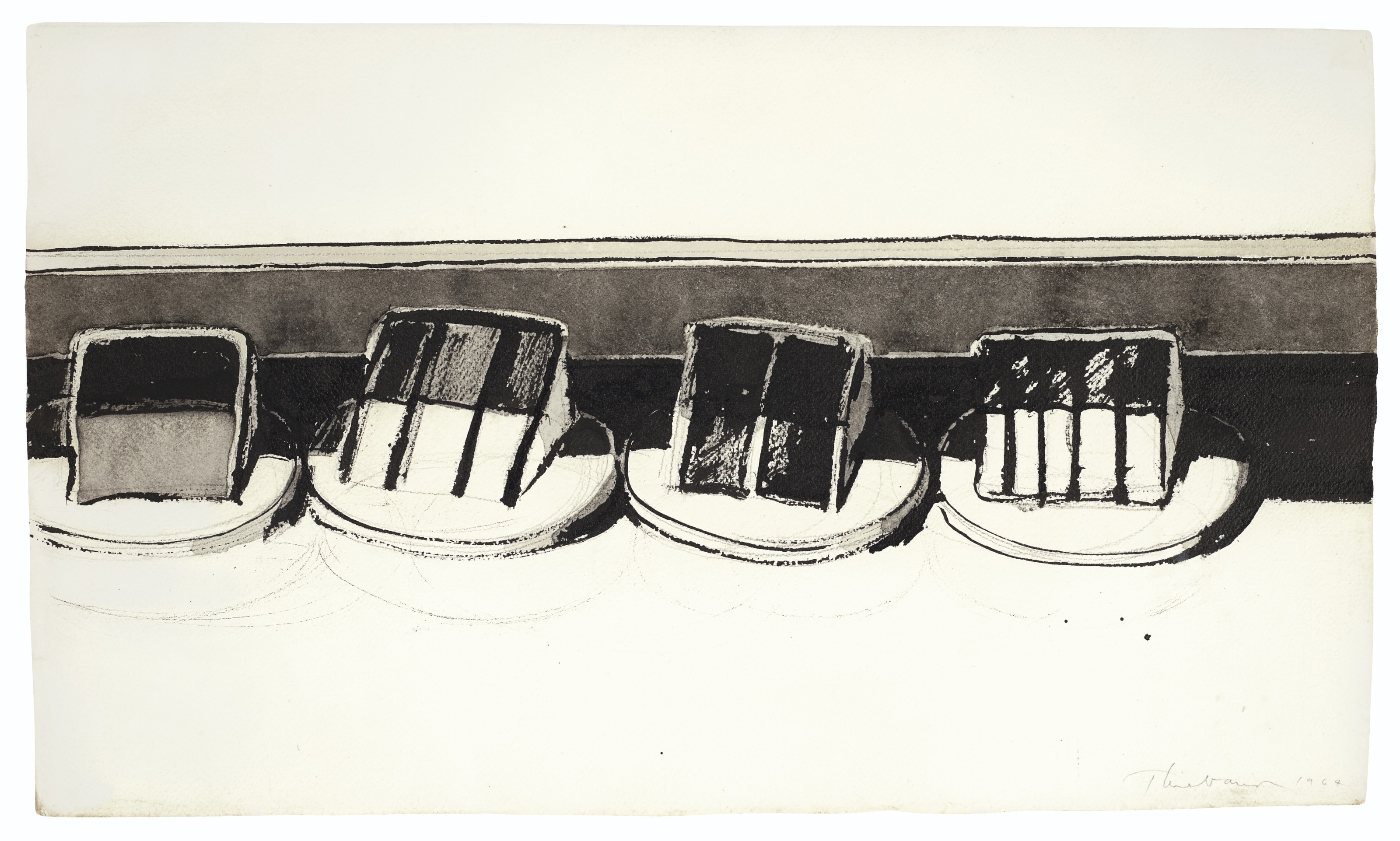 Wayne Thiebaud (b. 1920), Mickey Mouse | Christie's