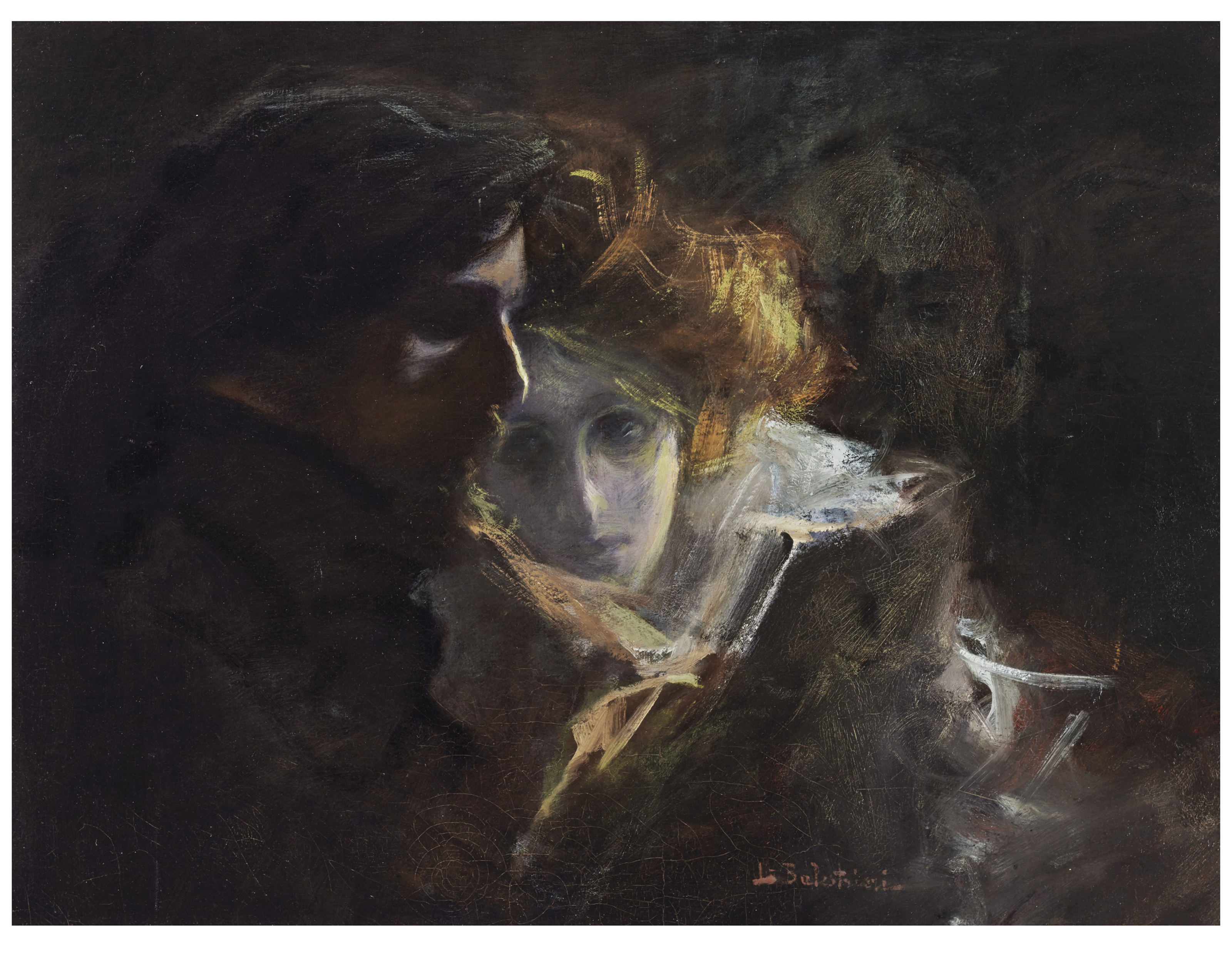 Lionello Balestrieri Italian 1872 1958 Study For Beethoven