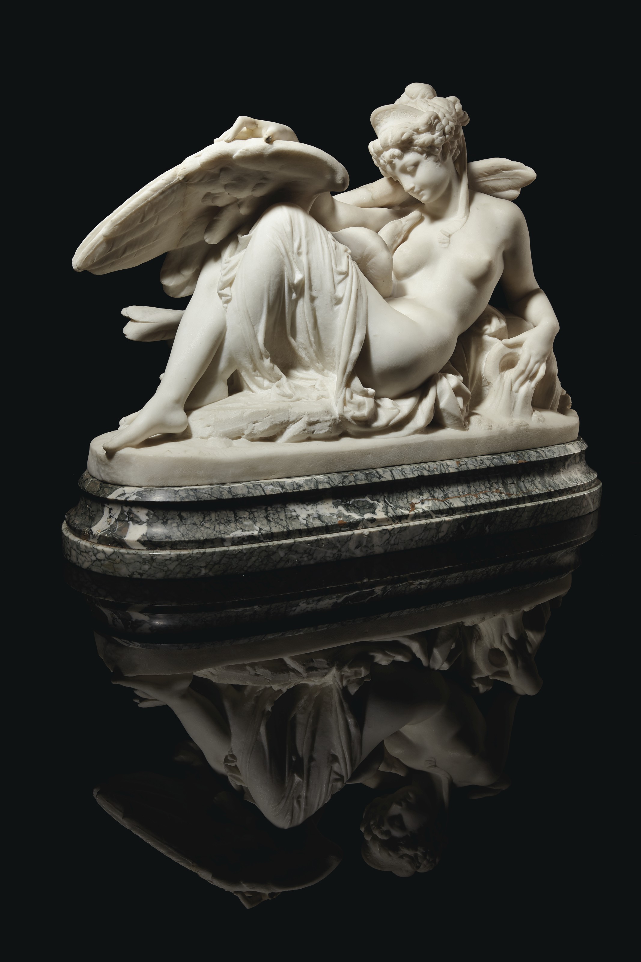 AlbertErnest CarrierBelleuse (French, 18241887) , Léda et le cygne